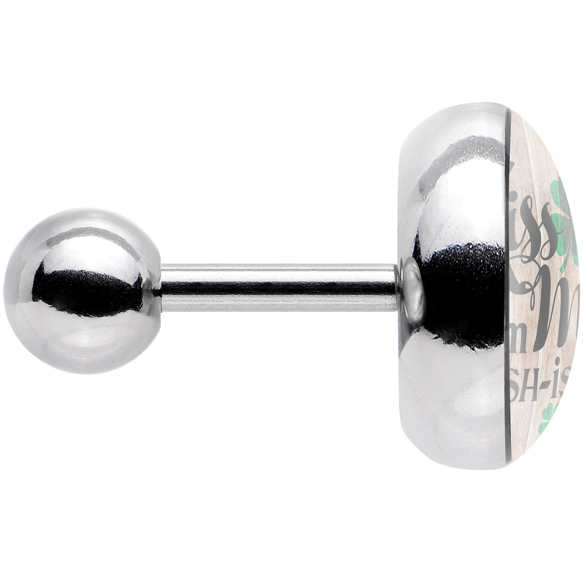 Kiss Me Im Irish St Pattys Day Tragus Cartilage Earring