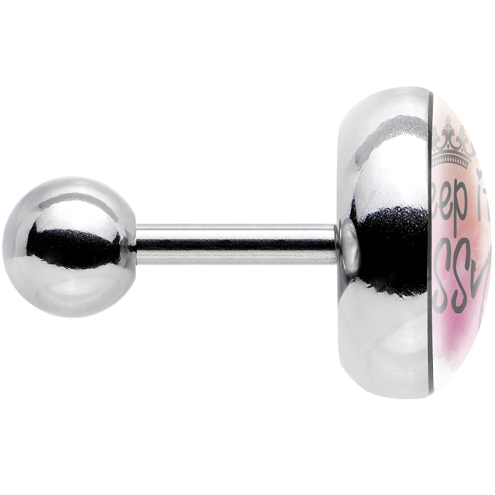 16G 1/4 Watercolor Keep it Sassy Tragus Cartilage Earring