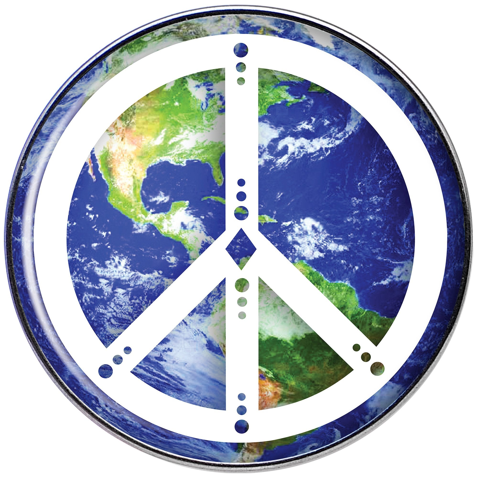 16G 1/4 Peace on Earth Tragus Cartilage Earring