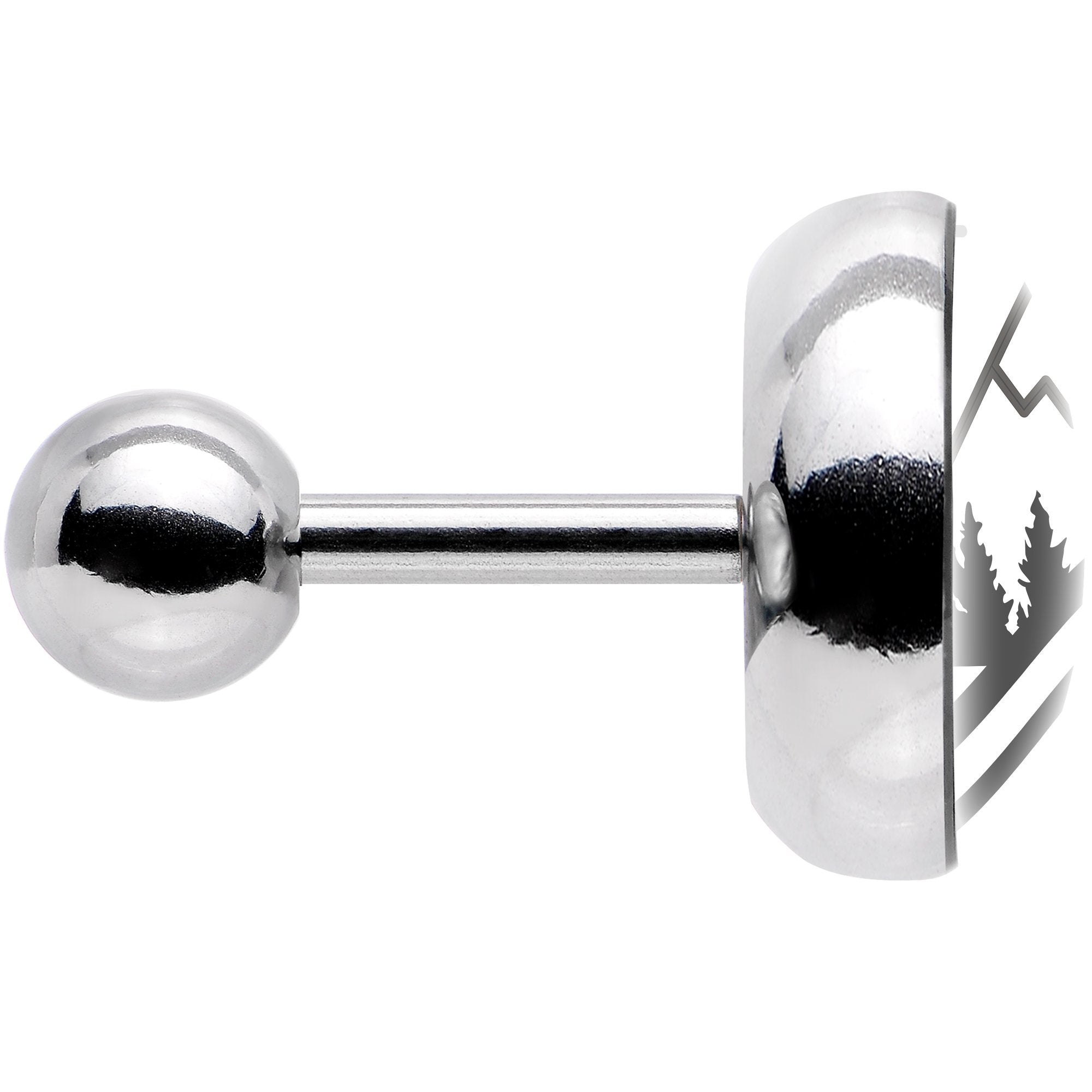 16G 1/4 Camping in the Mountains Tragus Cartilage Earring