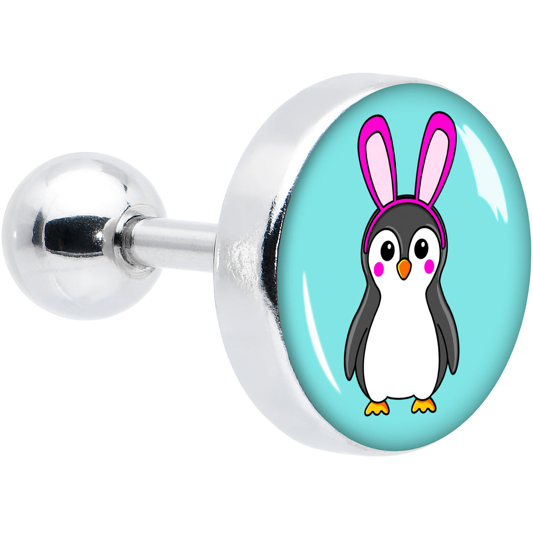 16G 1/4 Bunny Penguin Cartilage Tragus Earring by Onyx O
