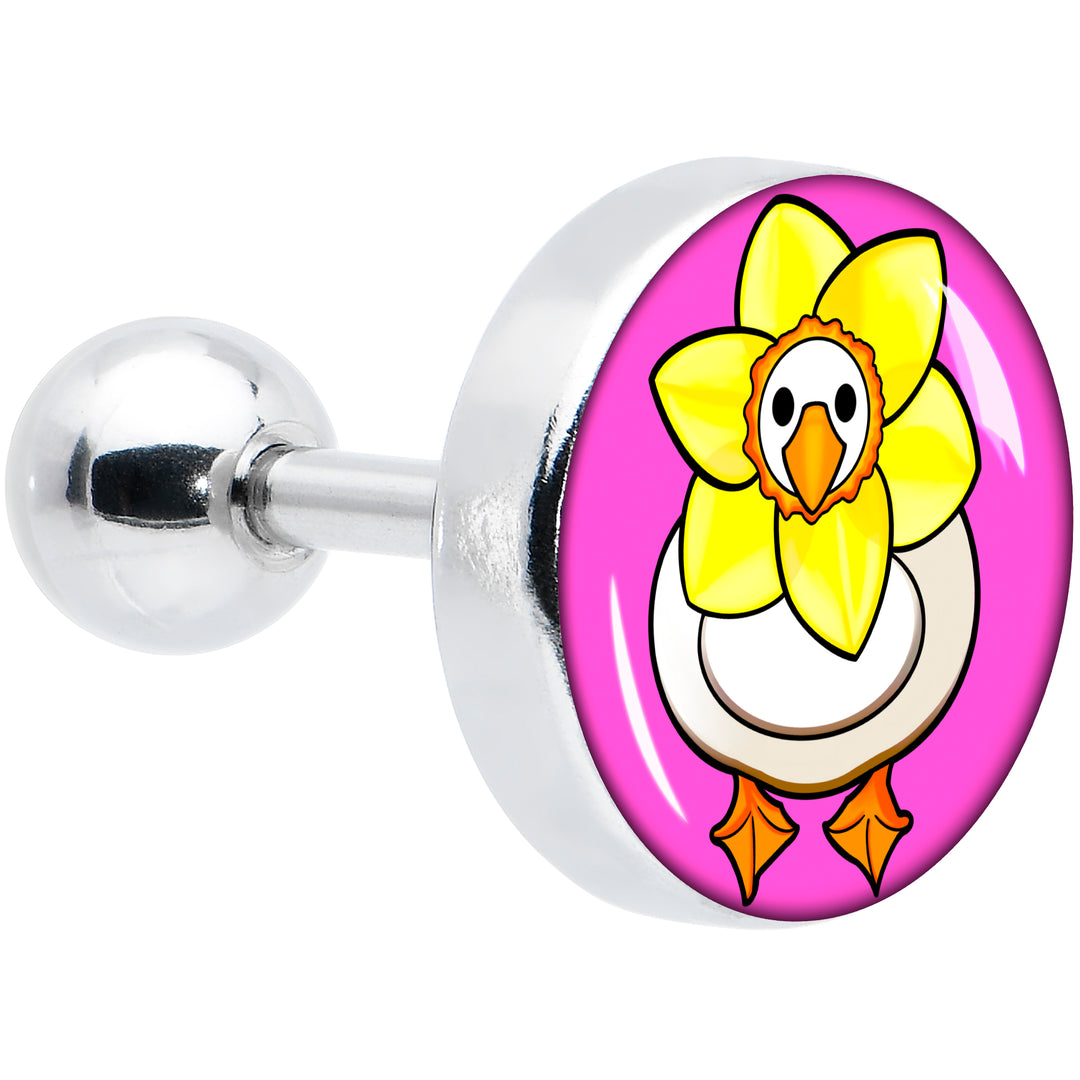 16G 1/4 Daffodil Duck Cartilage Tragus Earring by Onyx O