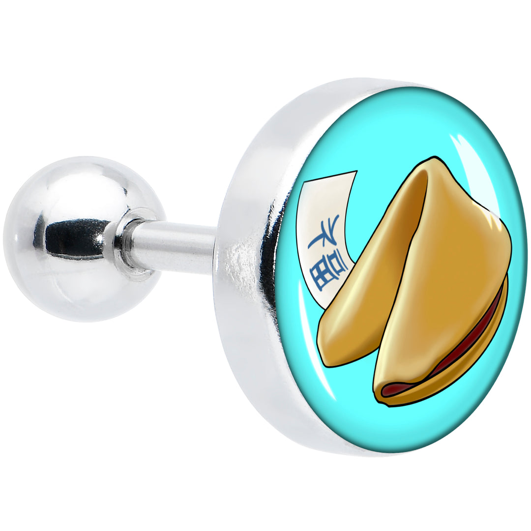 16G 1/4 Fortune Cookie Cartilage Tragus Earring by Onyx O