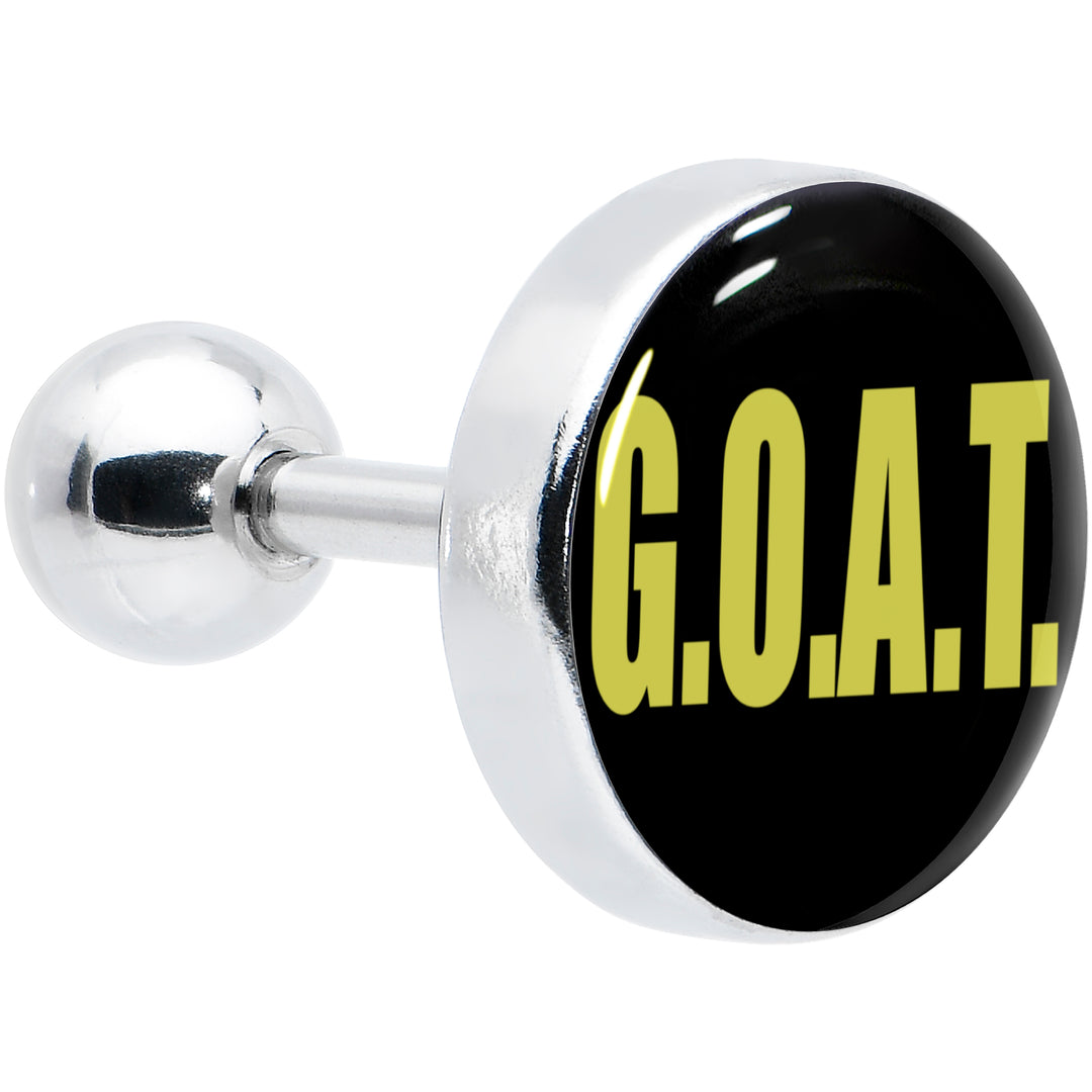 16G 1/4 G.O.A.T. Cartilage Tragus Earring by Onyx O