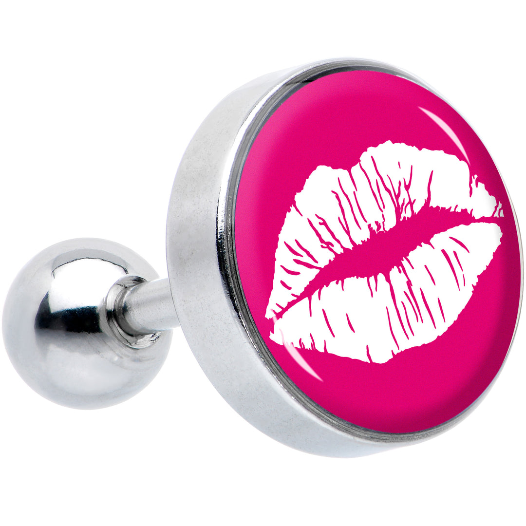 16G 1/4 Red Hot Lips Cartilage Tragus Earring by Onyx O