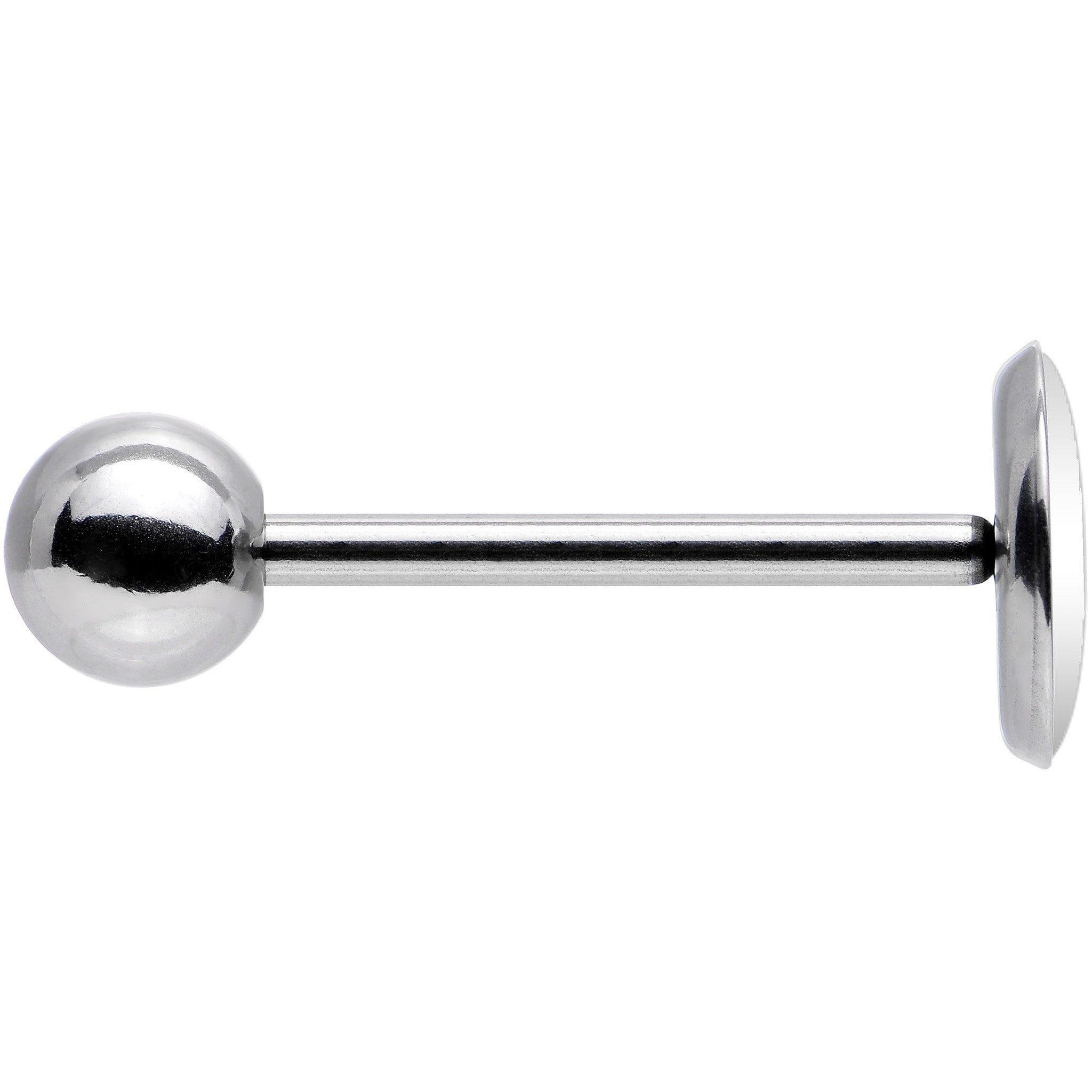 Stainless Steel Black and White F*ck Off Barbell Tongue Ring
