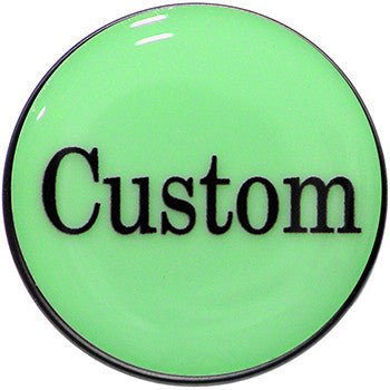 Custom Glow in the Dark Black Anodized Barbell Tongue Ring