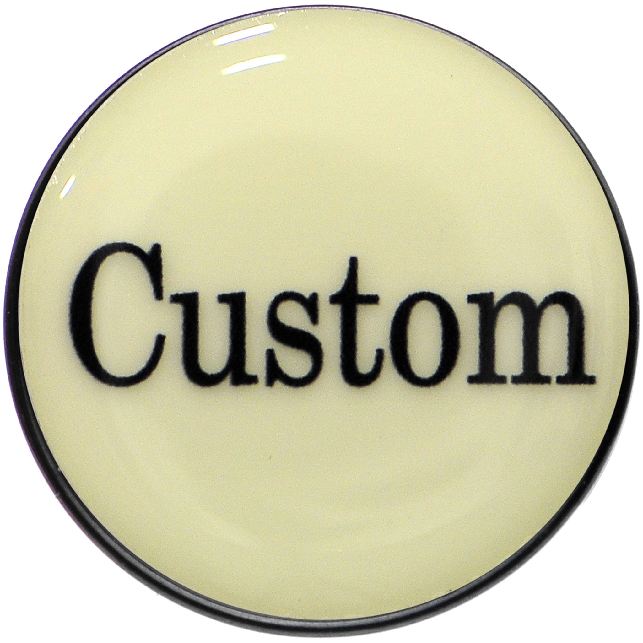 Custom Glow in the Dark Black Anodized Barbell Tongue Ring