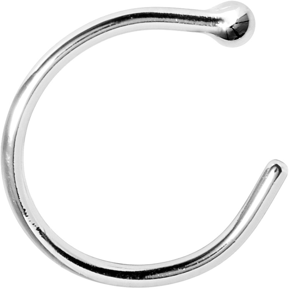 20 Gauge 3/8 925 Sterling Silver Nose Hoop