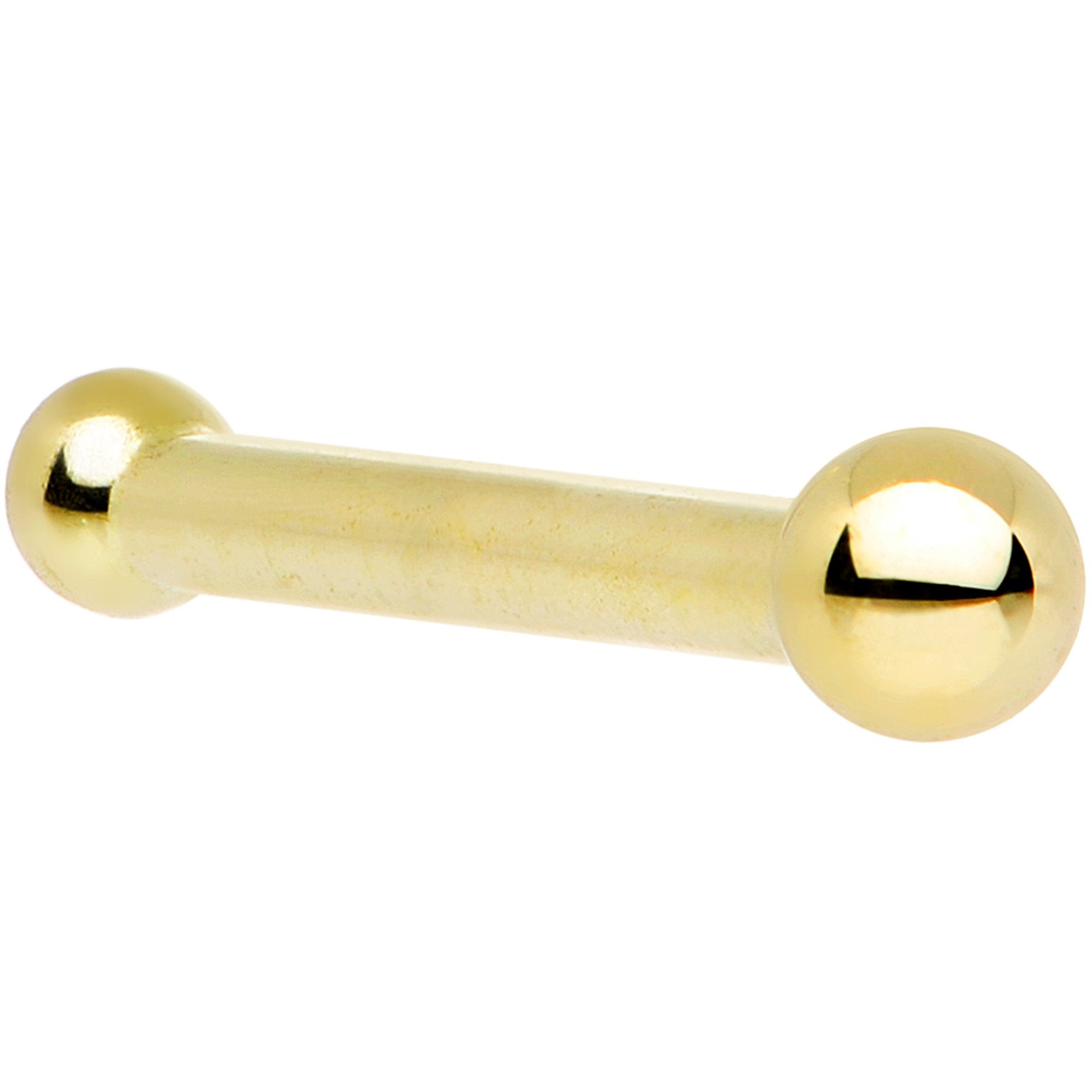 14K Solid Gold Ball 2,3,4,5,6mm Lightweight Piercing 21G, 4,6,8mm Post –  tinytinygold