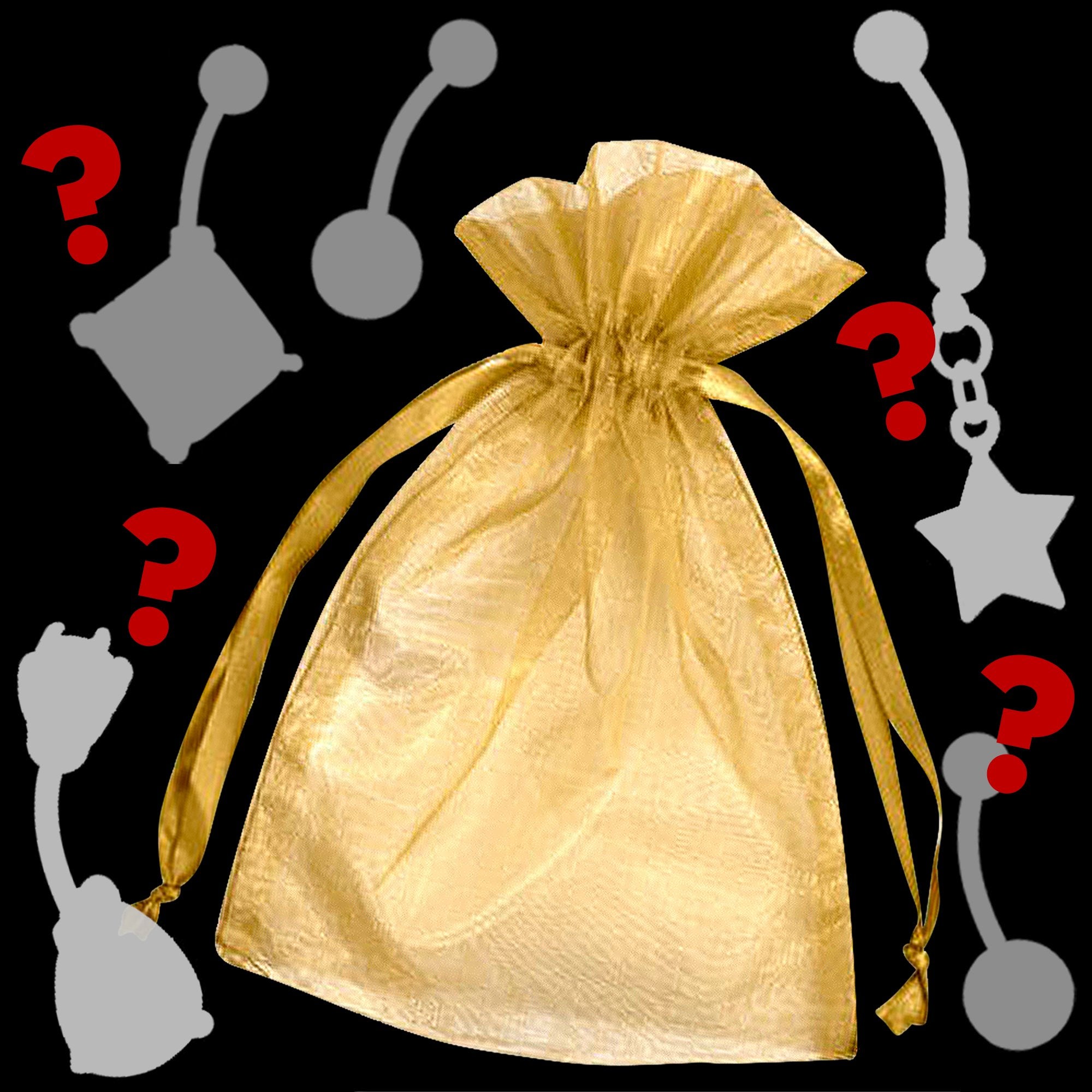 Mystery Grab Bag of (5) DELUXE Belly Rings