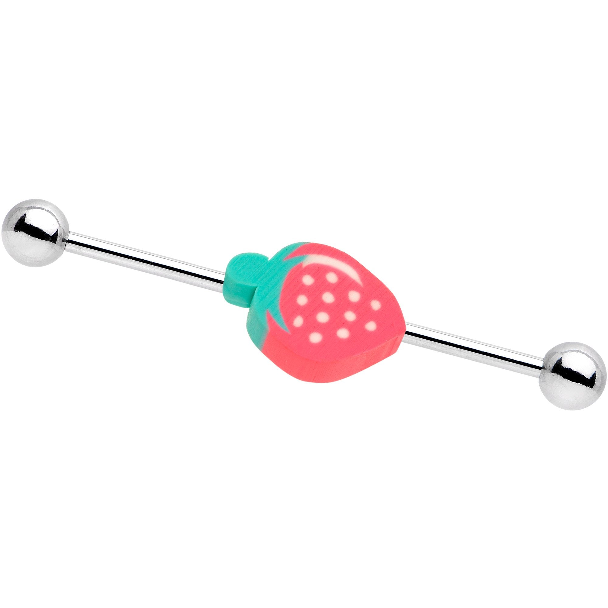 Handcrafted Strawberry Daiquiri Industrial Barbell 36mm