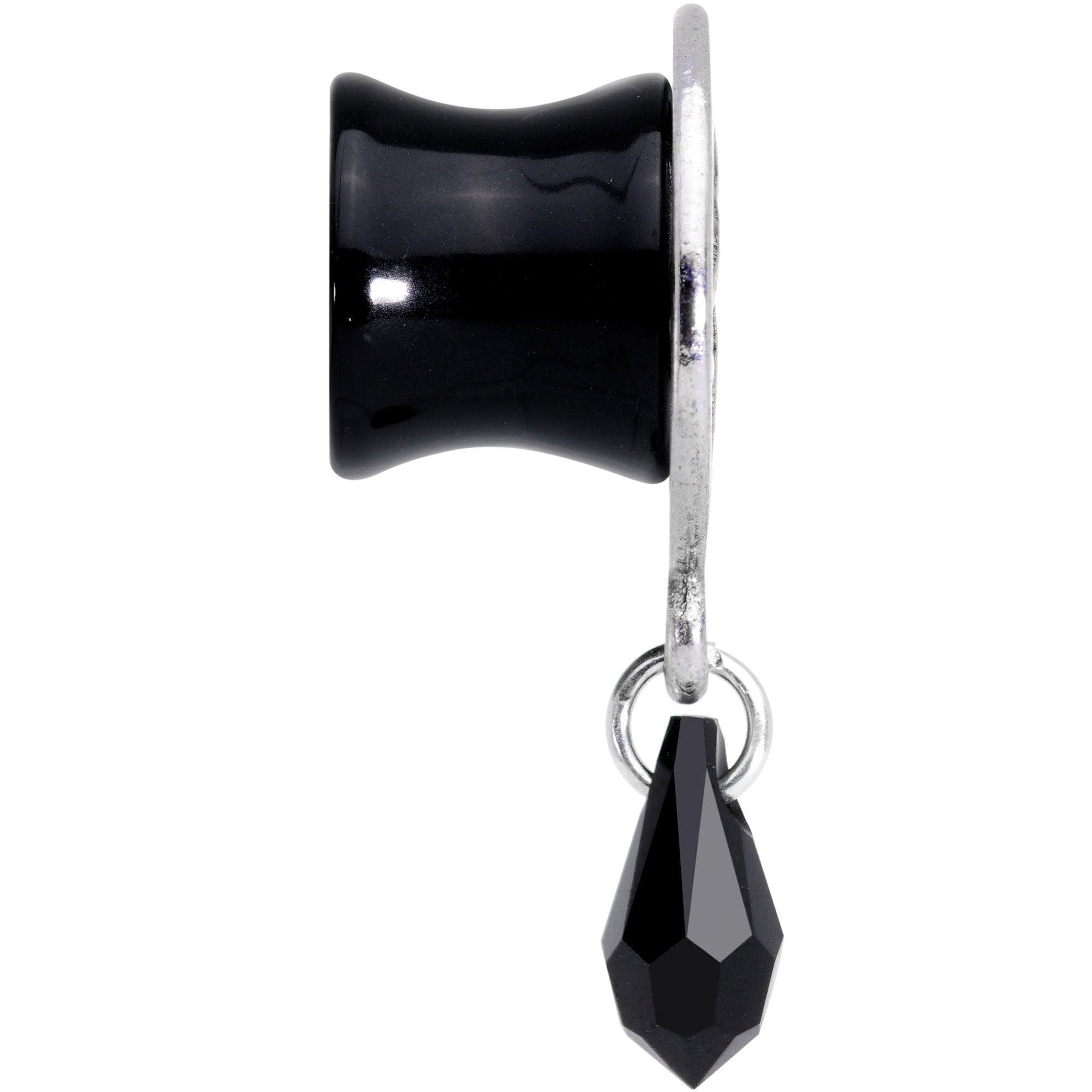 Pentagram Saddle Plug Set Created with Crystals 00G to 19mm