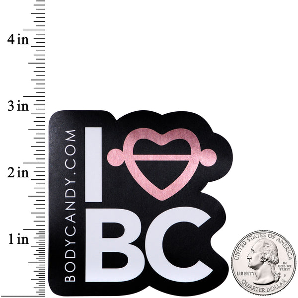 I Heart BC Sticker – BodyCandy