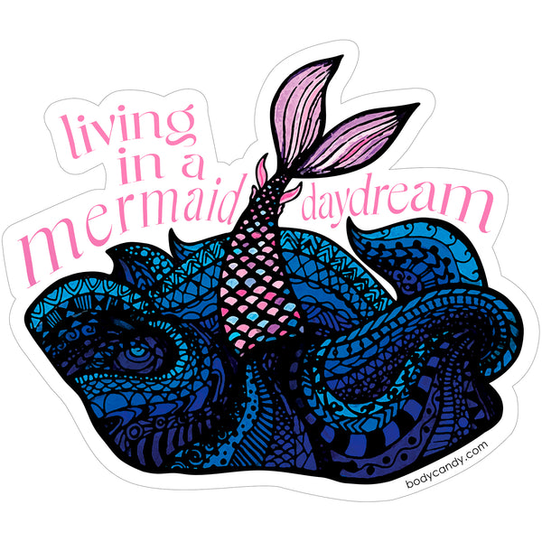 Body Candy Living in a Mermaid Daydream Sticker