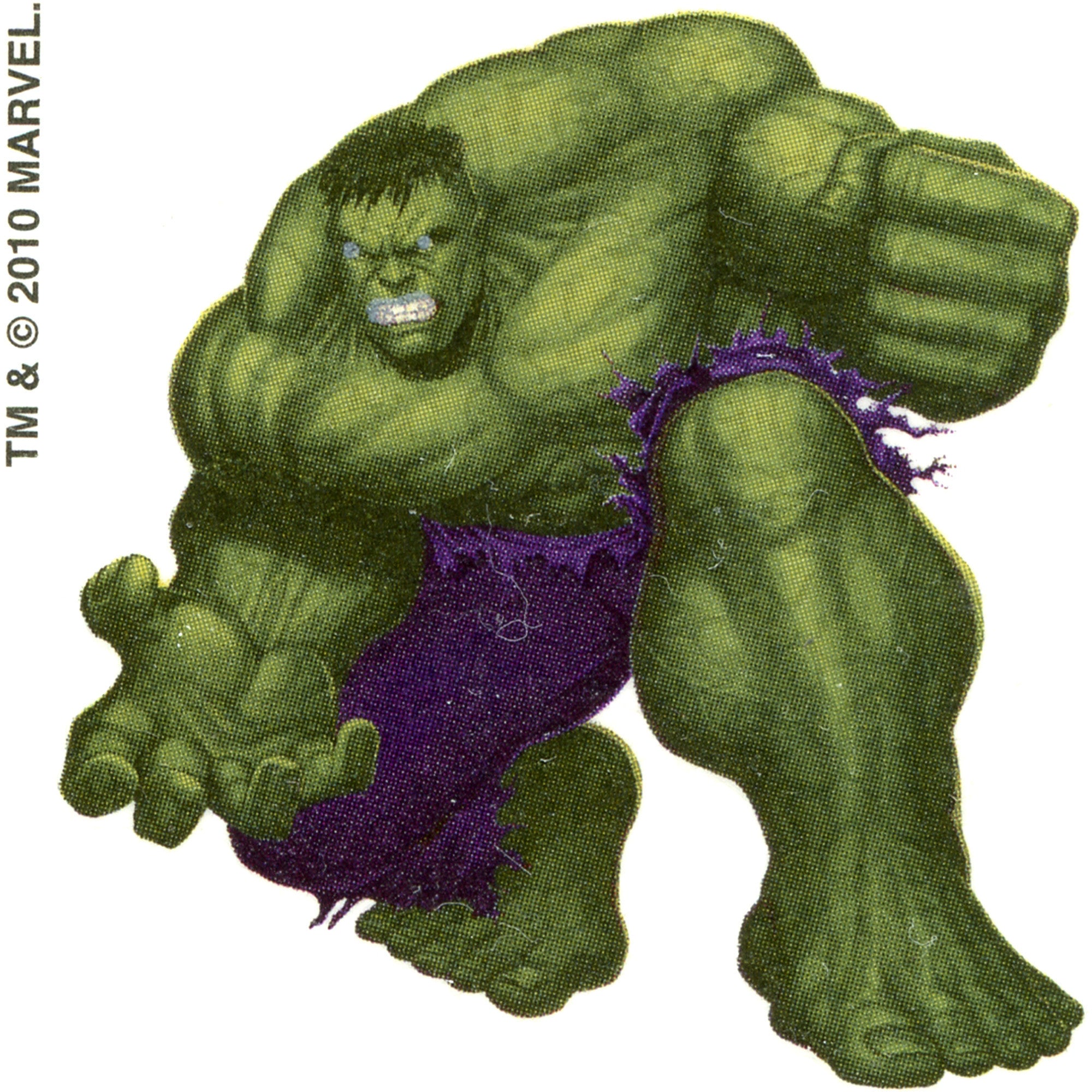 Hulk Temporary Tattoo 2x2