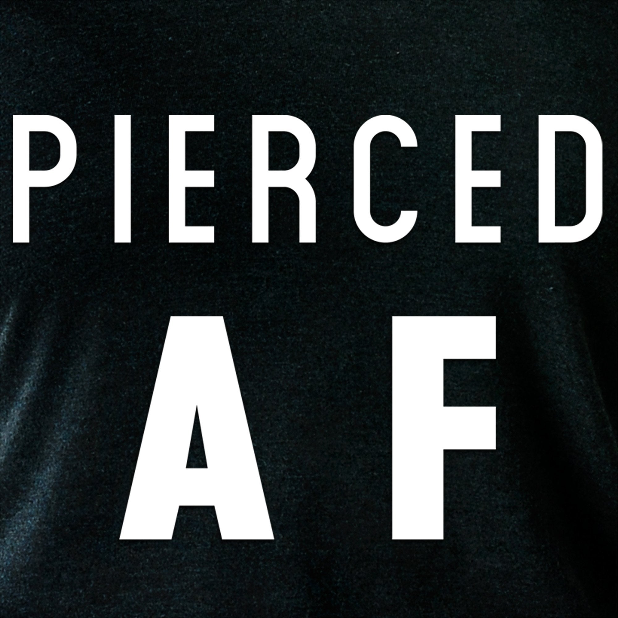 Pierced AF Black Tapered Long Sleeve Hoodie