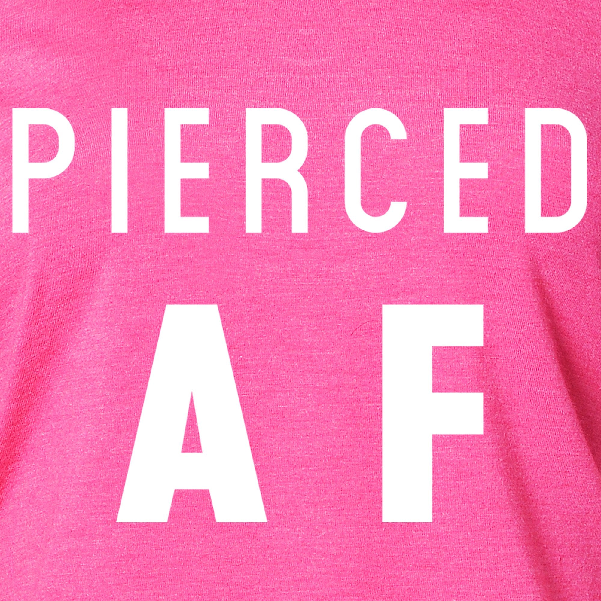 Pierced AF Black Tapered Long Sleeve Hoodie