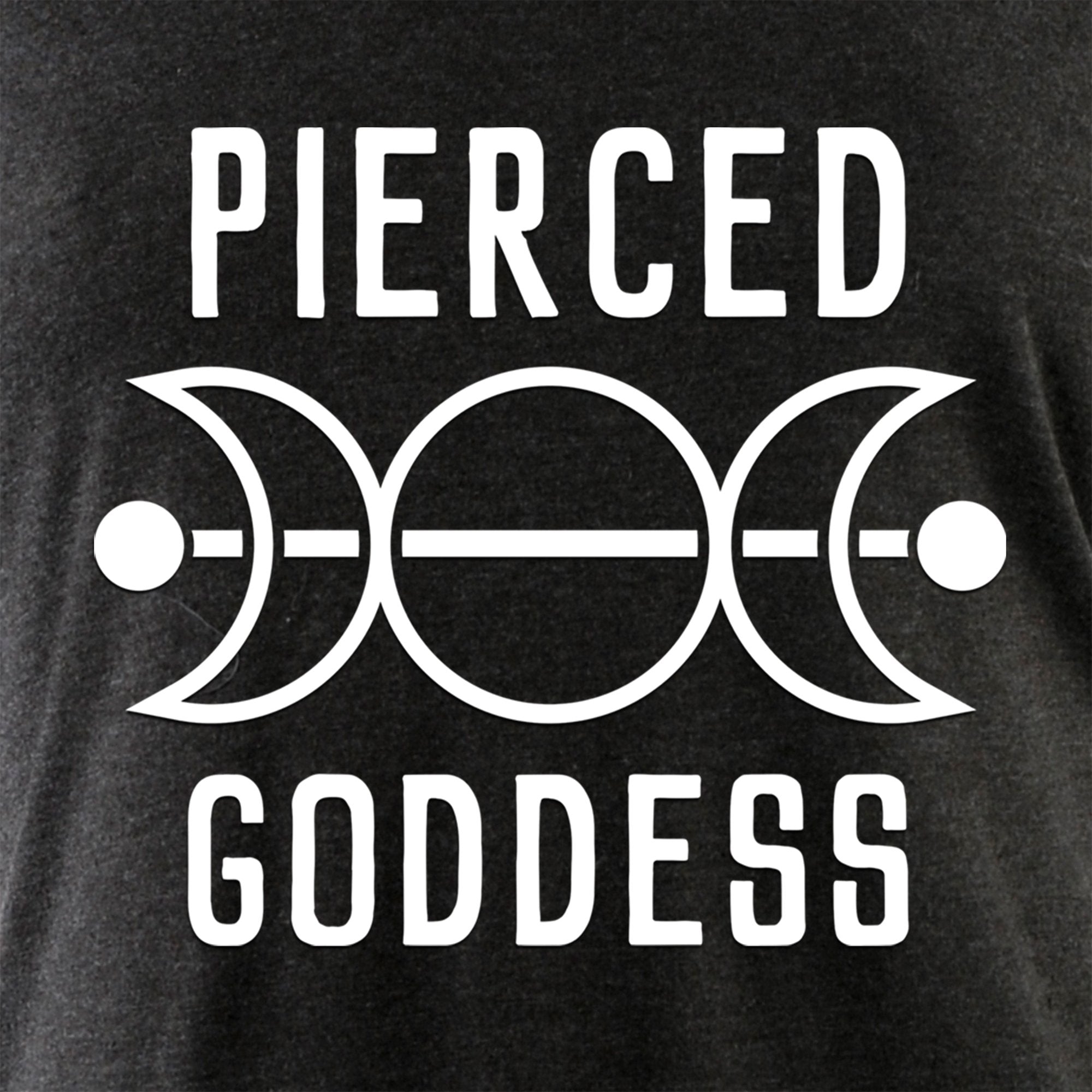Pierced Goddess Tapered Long Sleeve Hoodie