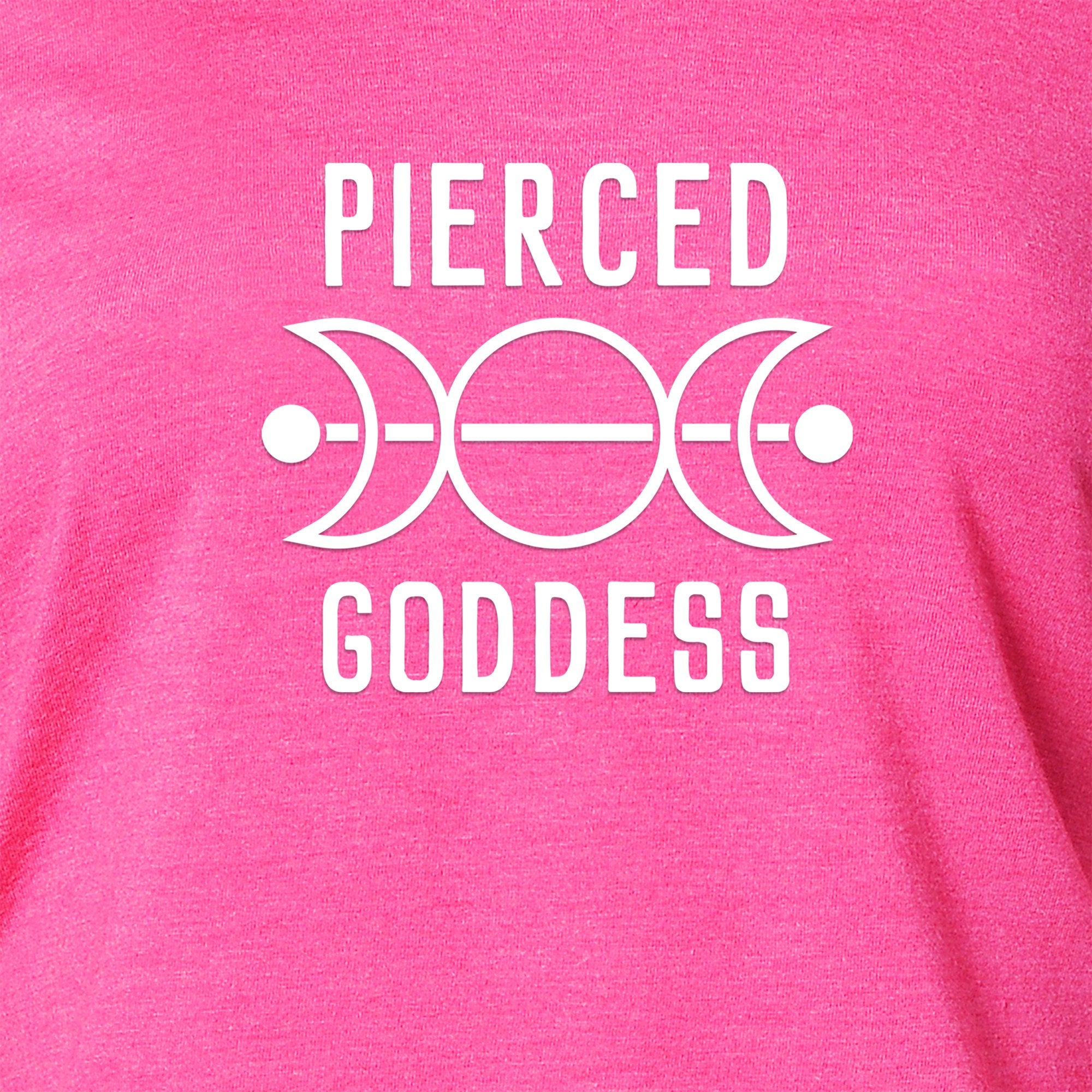 Pierced Goddess Tapered Long Sleeve Hoodie