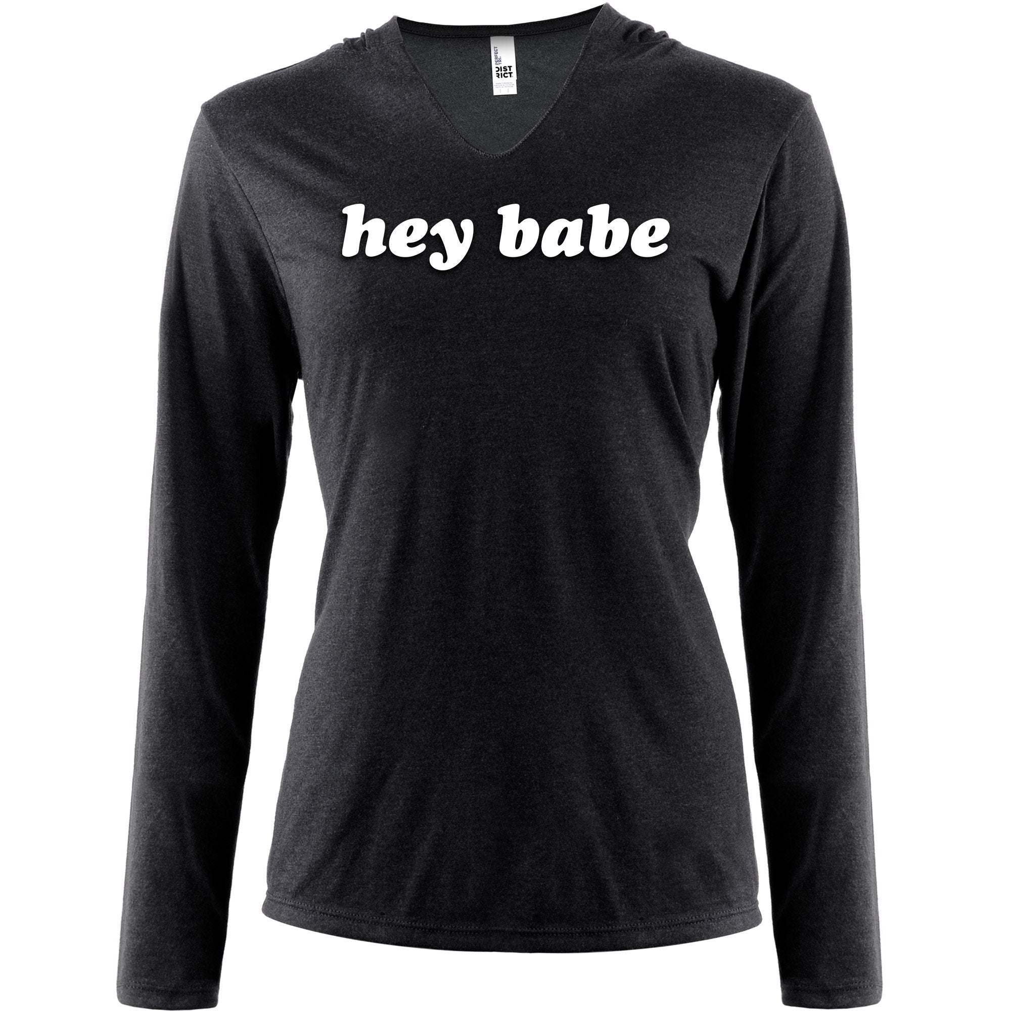 Hey Babe Tapered Long Sleeve Hoodie
