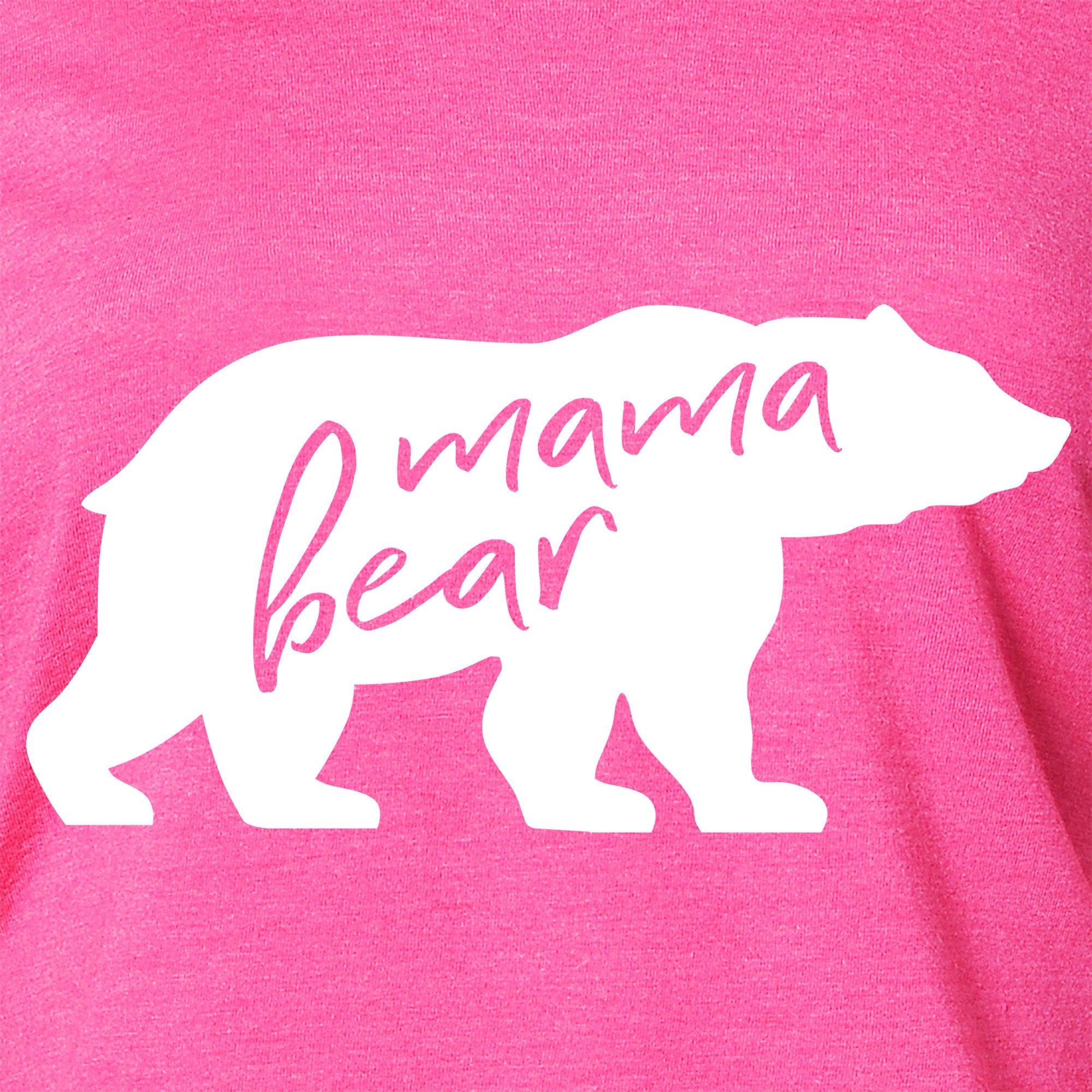 Mama Bear Tapered Long Sleeve Hoodie