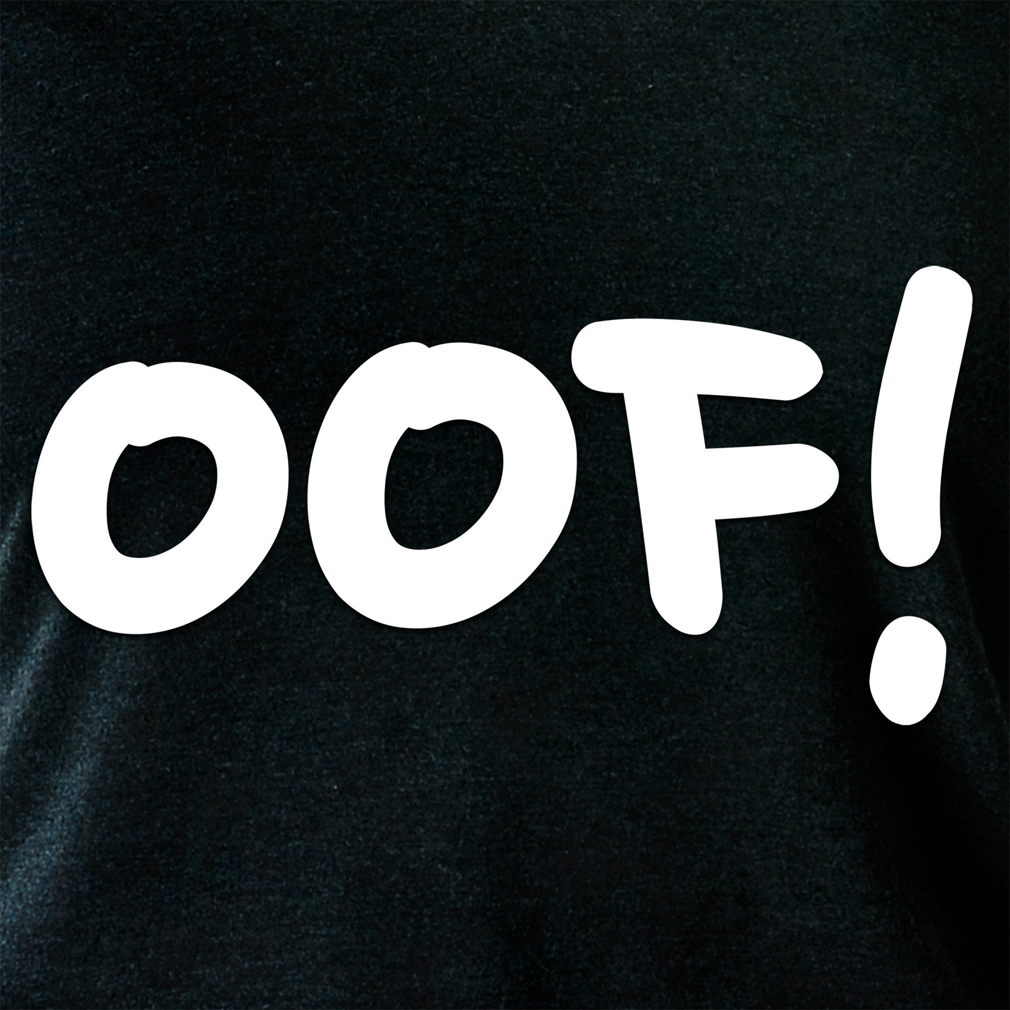 oof! Black Tapered Long Sleeve Hoodie