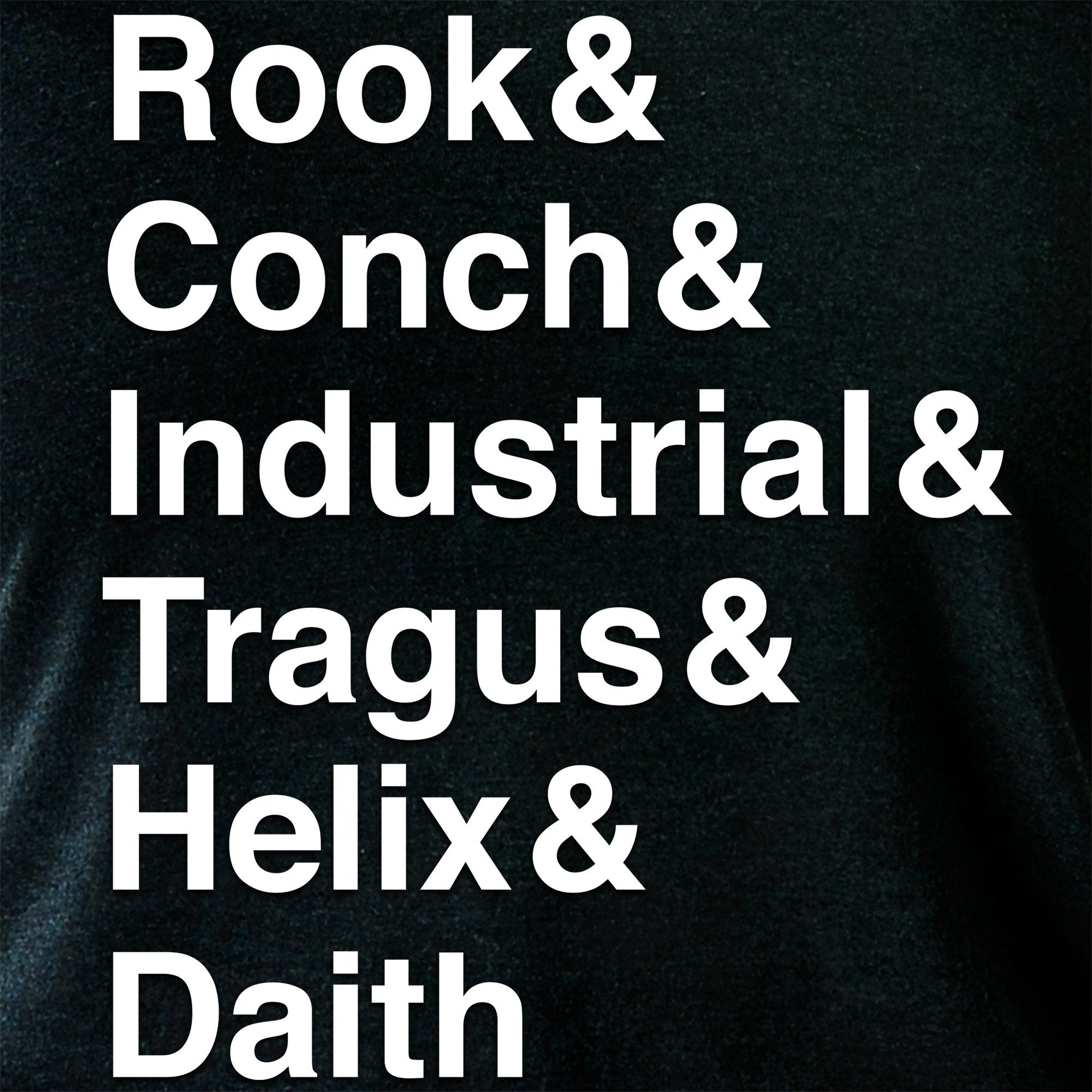 Rook & Conch & Industrial & Tragus & Helix & Daith Tapered Long Sleeve Hoodie