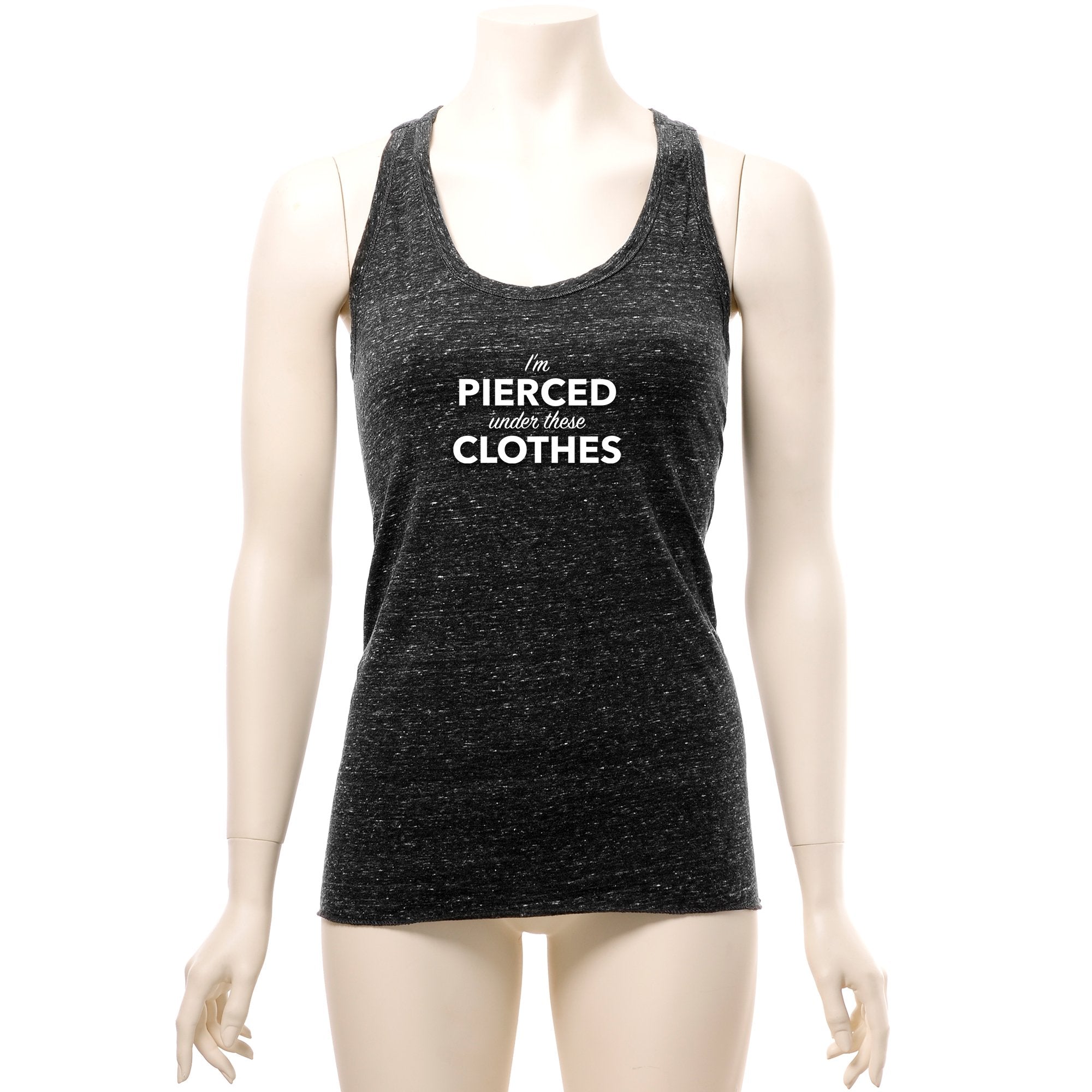 I'm Pierced Under These Clothes Cosmic Twist Back Tank Top