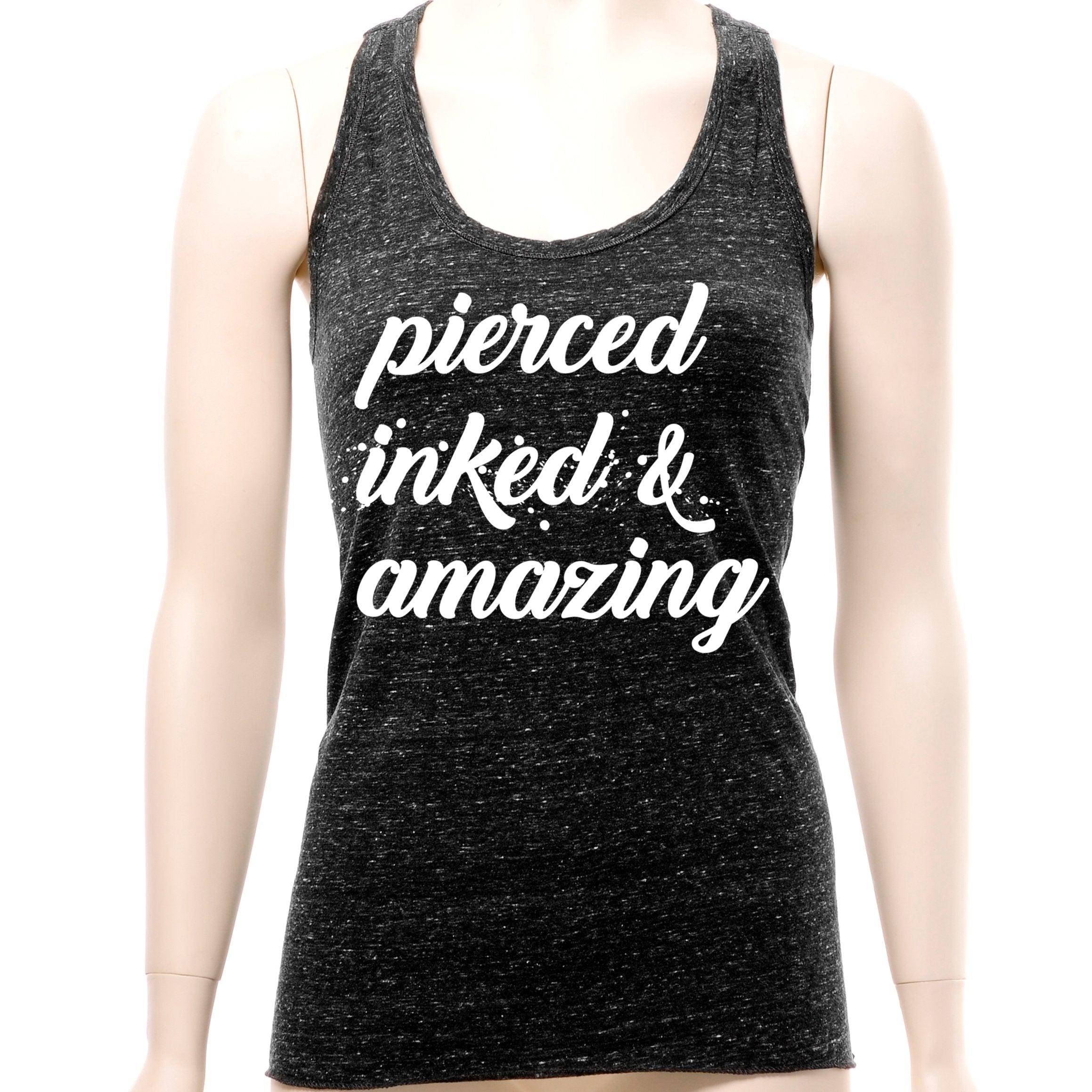 Pierced Inked & Amazing Cosmic Twist Back Tank Top