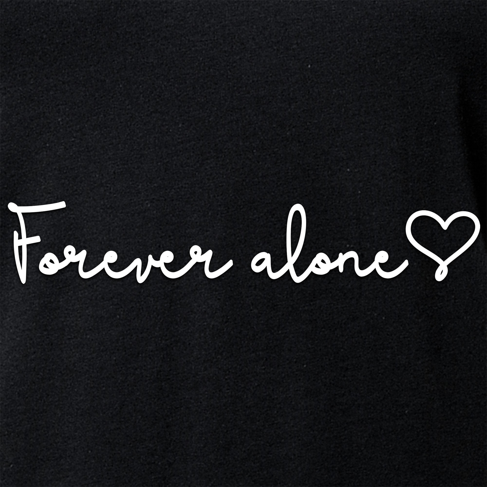 Forever Alone Tapered V-Neck Tee Shirt