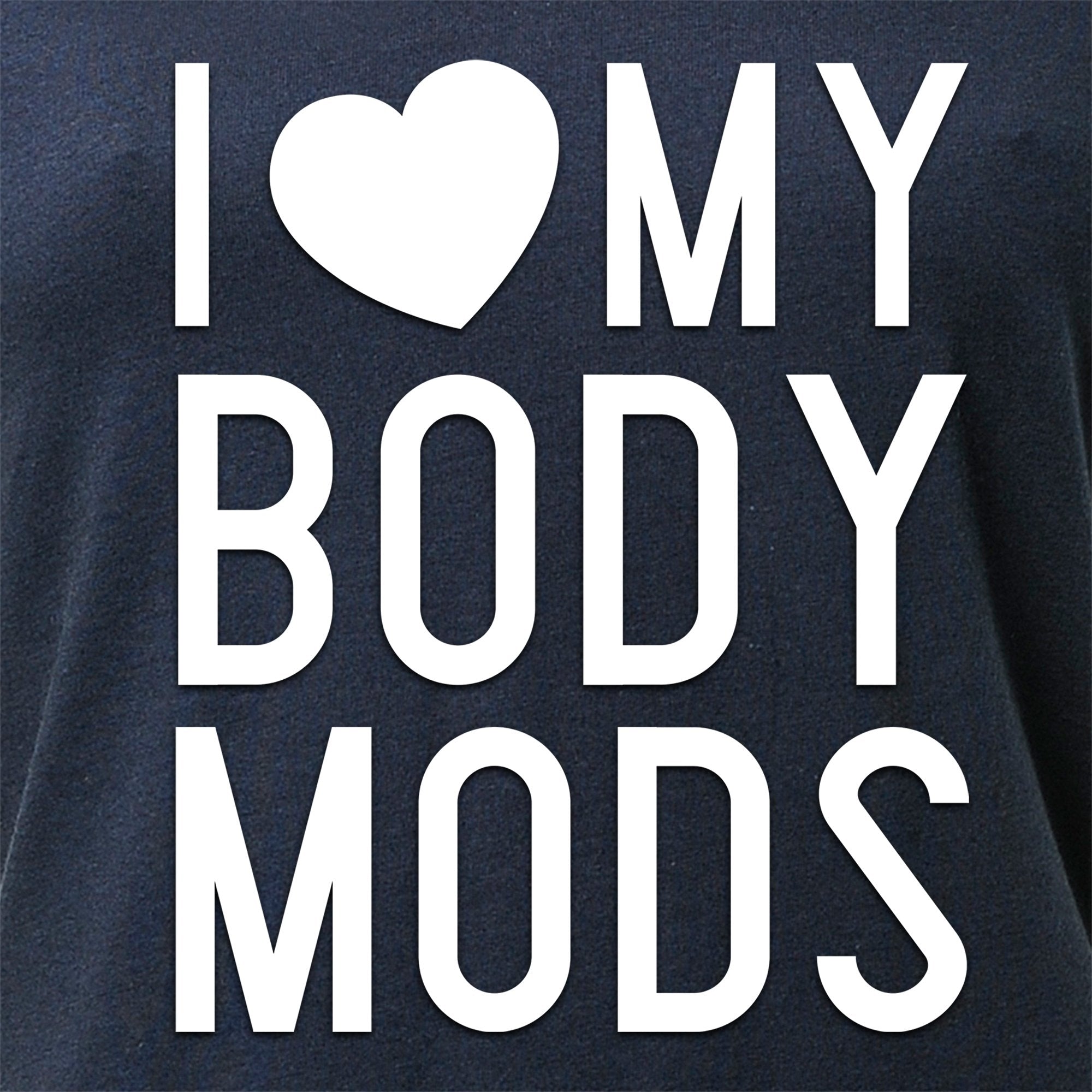 I Love My Body Mods Tapered V-Neck Tee Shirt