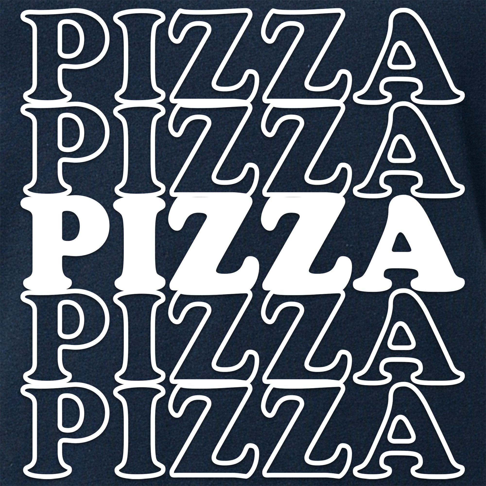 Pizza Pizza Pizza Pizza Pizza Tapered V-Neck Tee Shirt