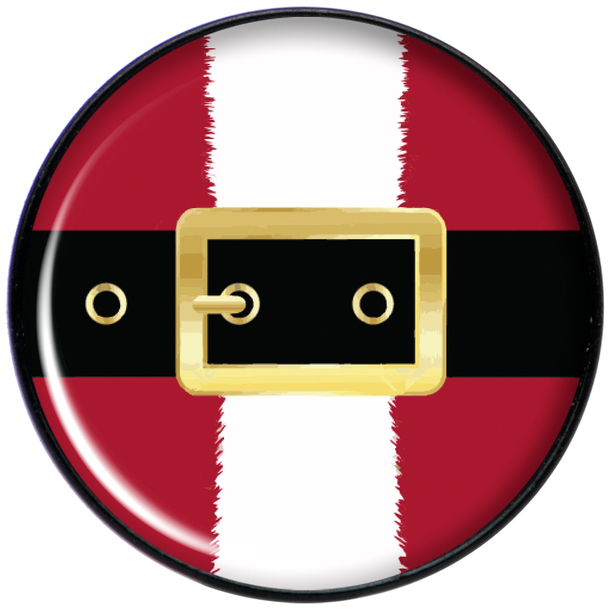 Christmas Santa Suit Black Stud Earrings