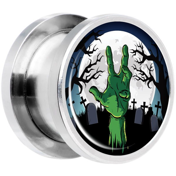 Cemetery Zombie Hand Halloween Plug Set 1/2