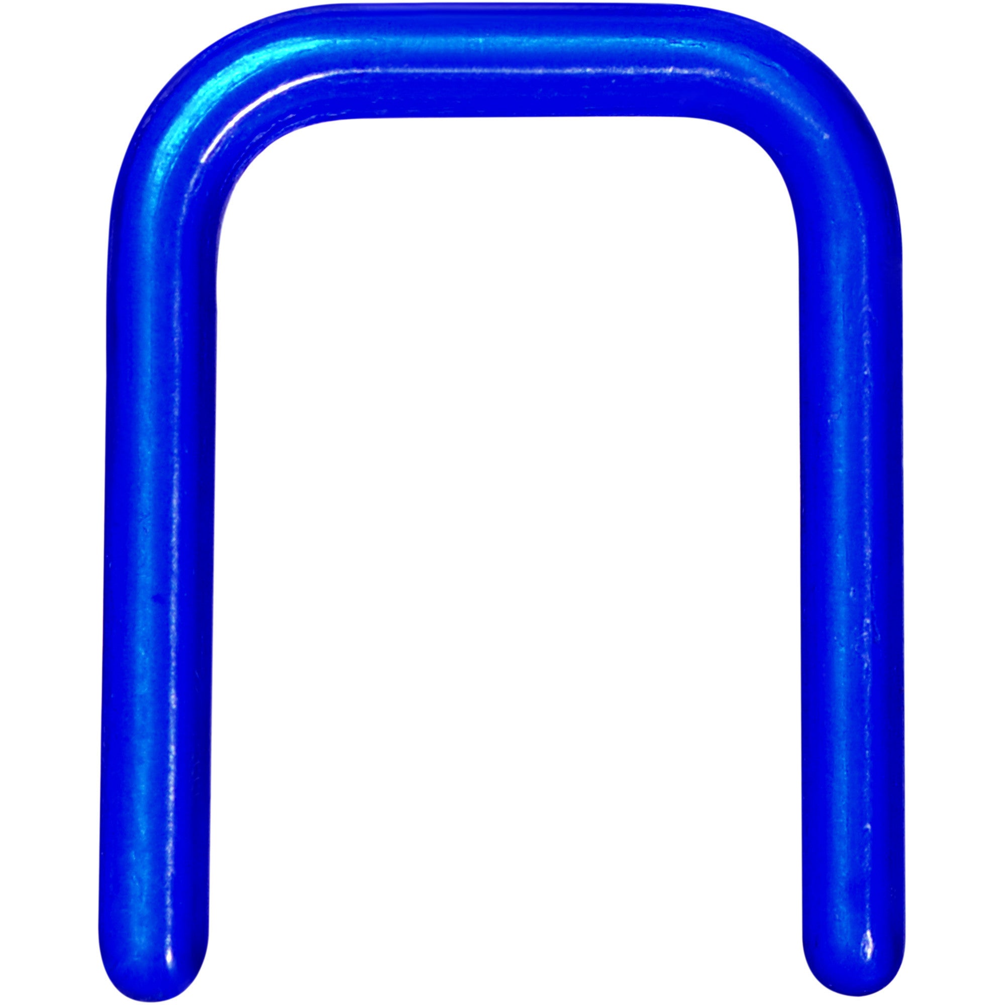 16 Gauge 7/16 Blue Flexible Bioplast Square Septum Retainer