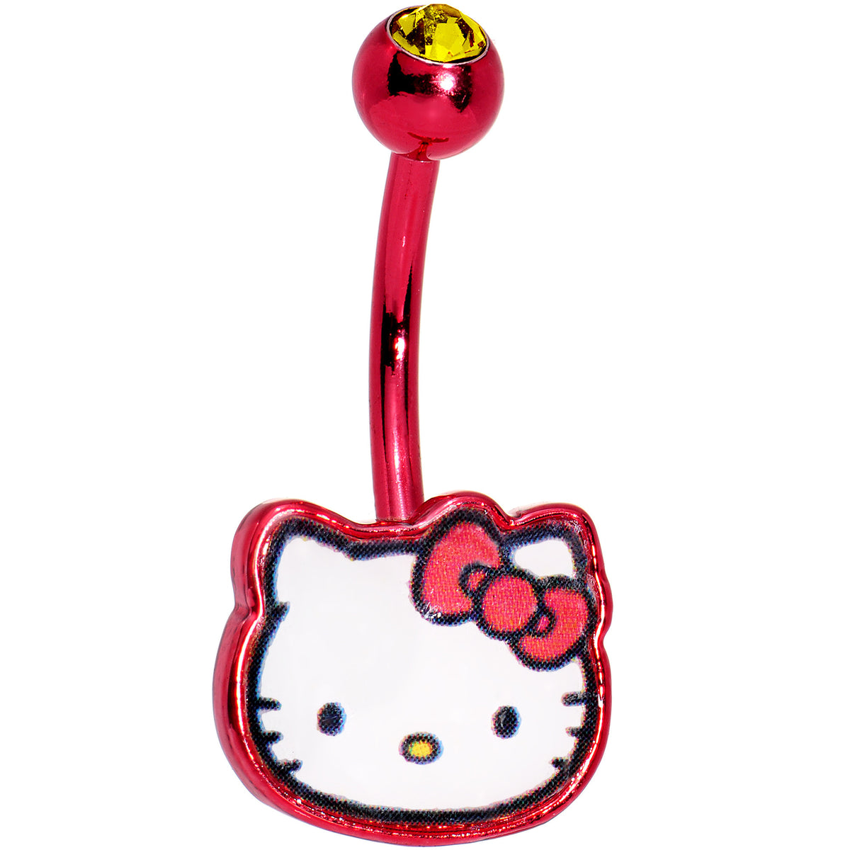 Hello kitty belly ring restocked link in bio to shop 🤩💗! #fyp #hello... | hello  kitty jewelry | TikTok