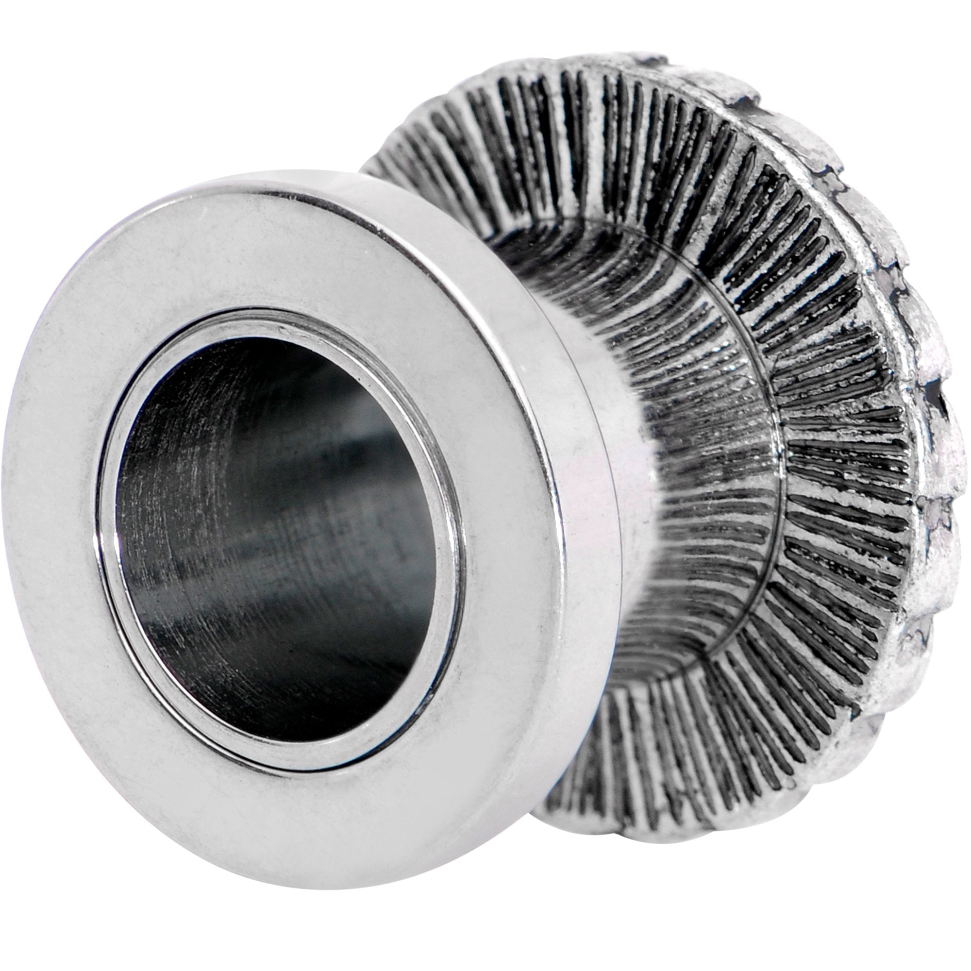 Aqua Gem Iridescent Blue Mermaid Scale Screw Fit Plug Set 6mm to 22mm