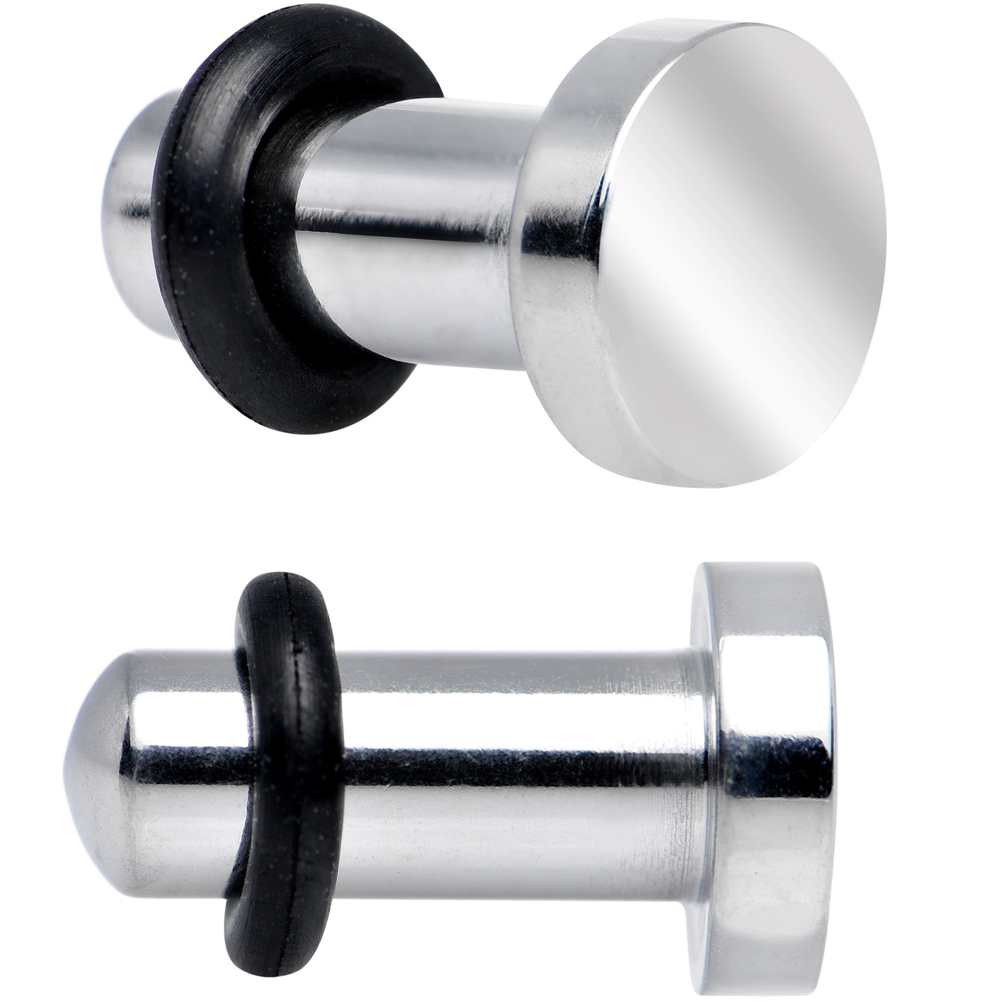 6G Stainless Steel Single Flare Plug Set