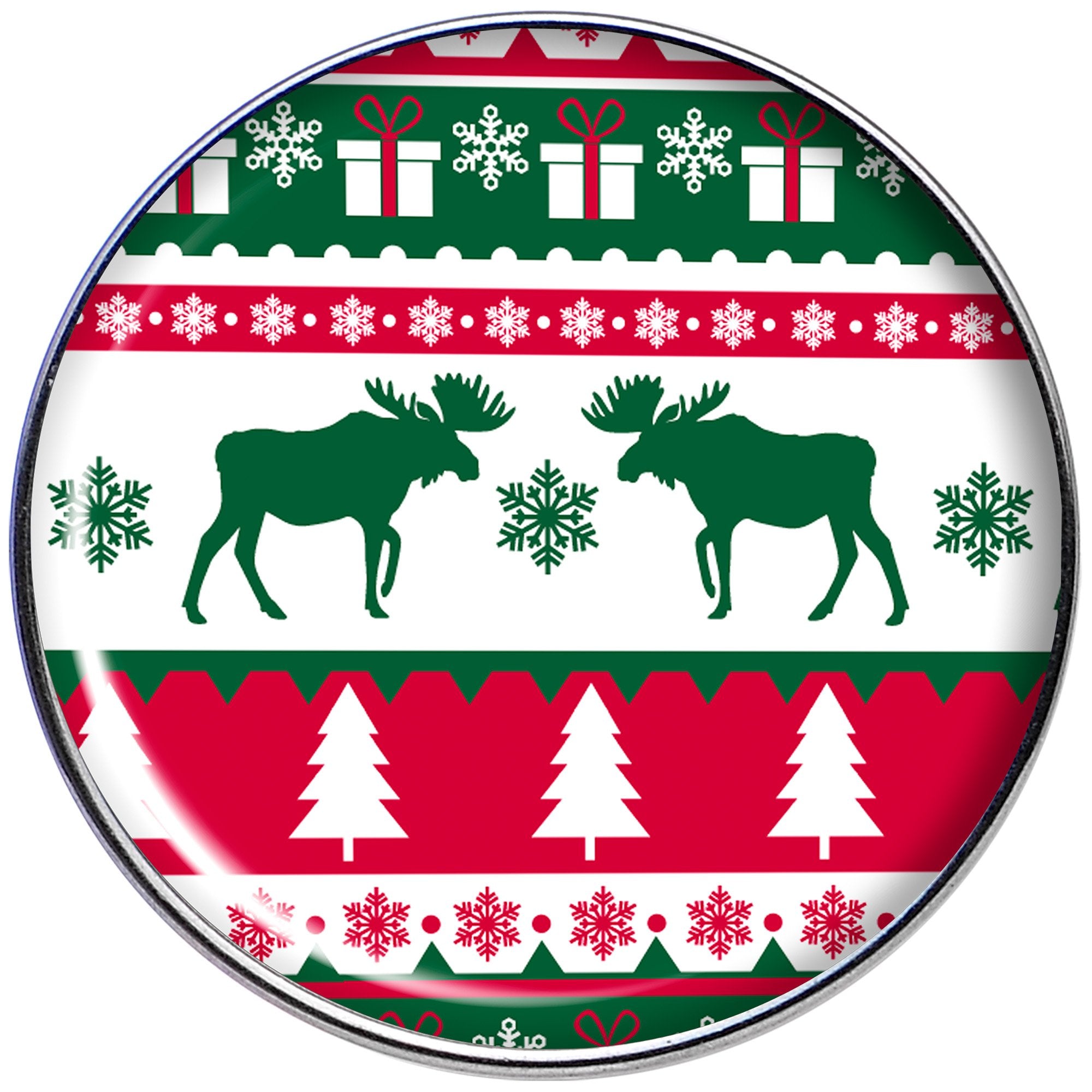 16G 1/4 Ugly Christmas Sweater Tragus Cartilage Earring