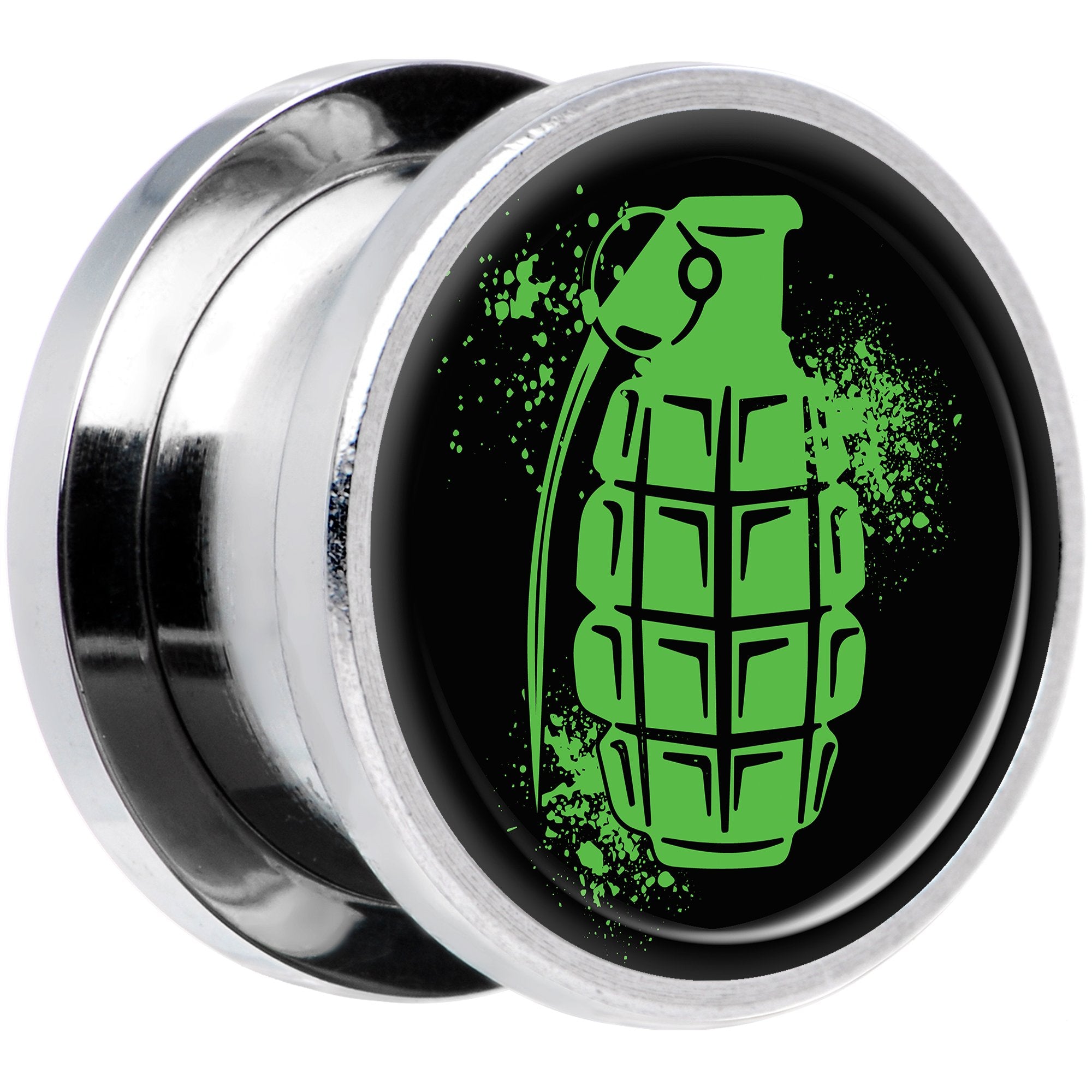 Green Grenade Steel Screw Fit Plug Set 9/16