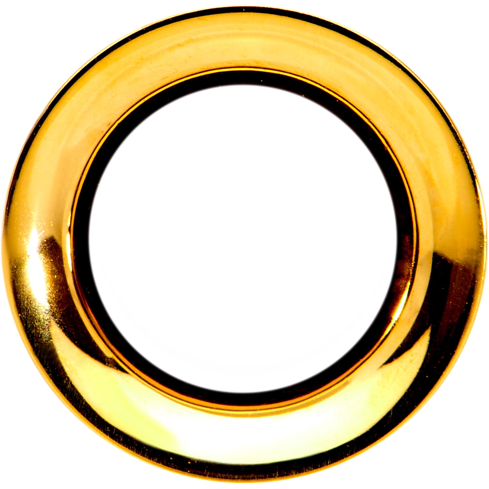 Gold PVD Black Two Tone Screw Fit Tunnel Plug Set 3mm to 16mm