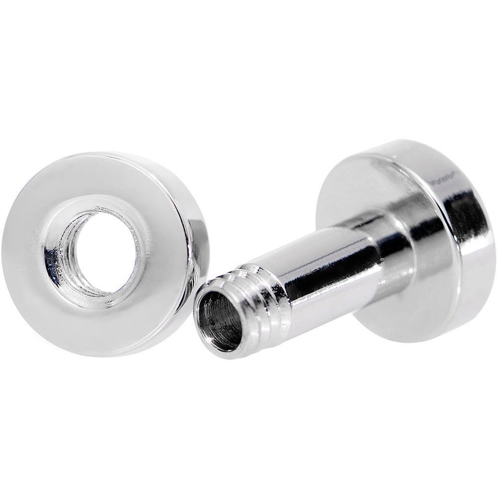 8G Aurora Ferido Crystal Steel Screw Fit Plug Set