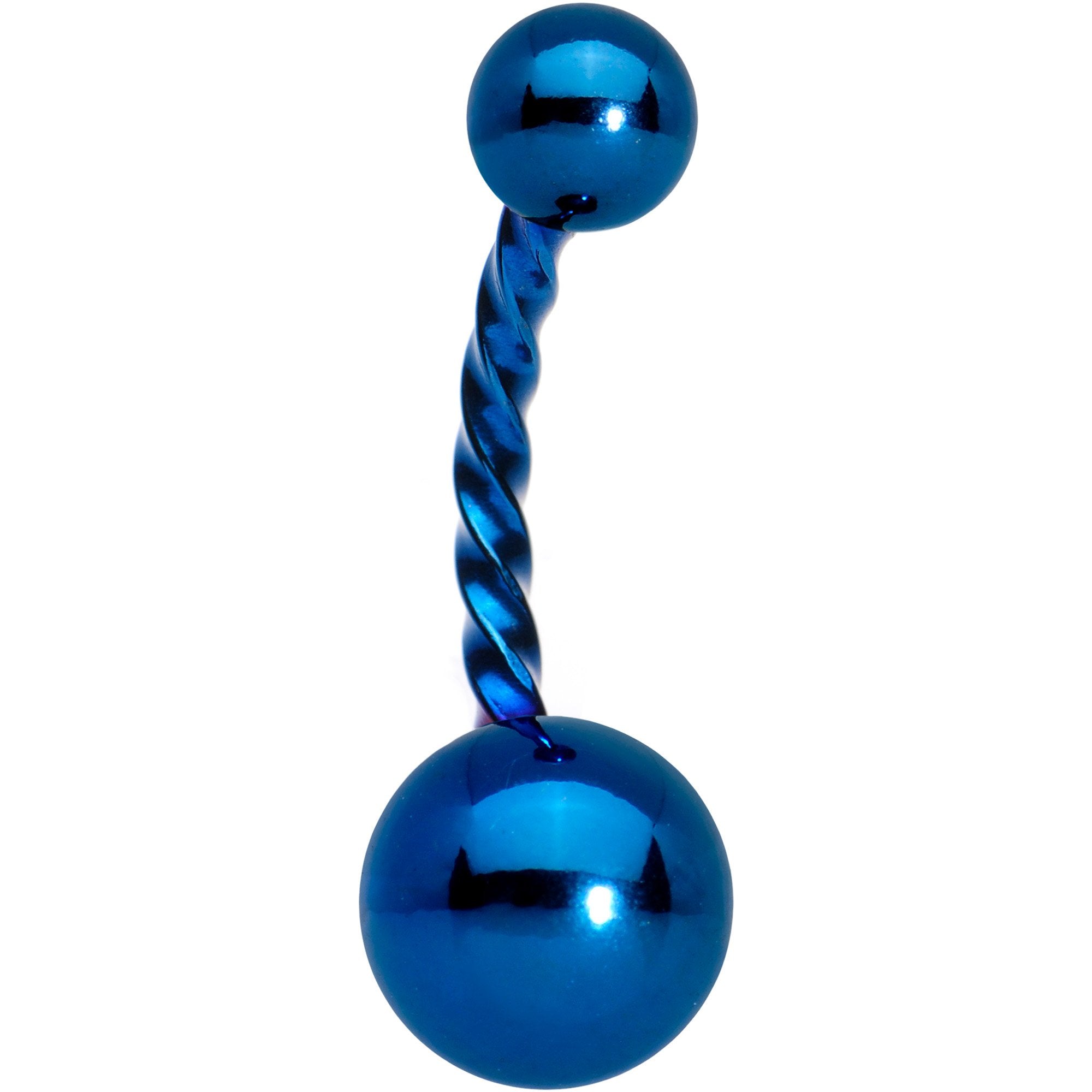 Blue IP Seriously Twisted Belly Ring