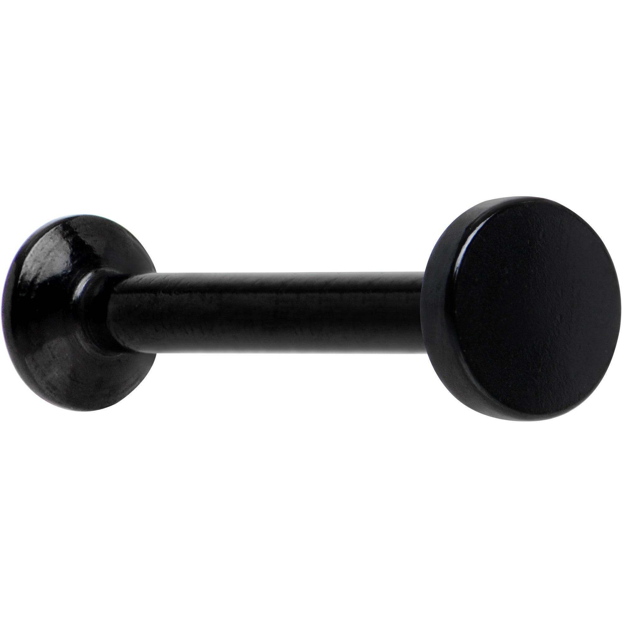 5/16 Black IP 3mm Circle Internal Thread Daith Cartilage Tragus