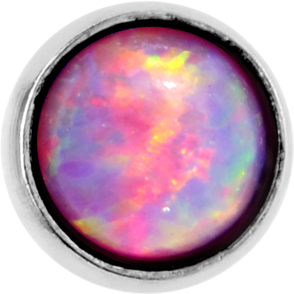 5/16 Pink Synthetic Opal Internally Threaded Daith Cartilage Tragus