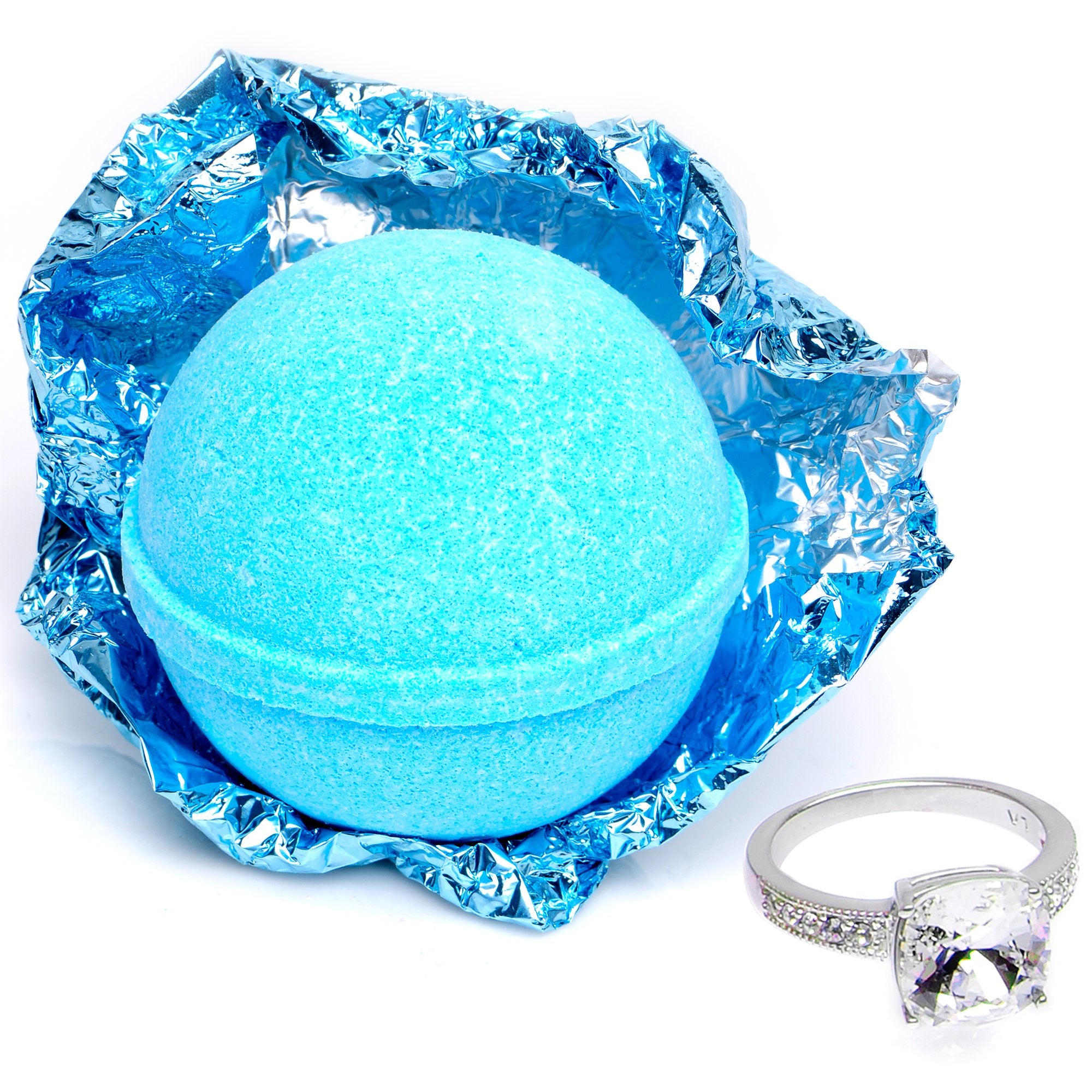 Ocean Breeze Bath Bomb with Jewelry Ring Inside