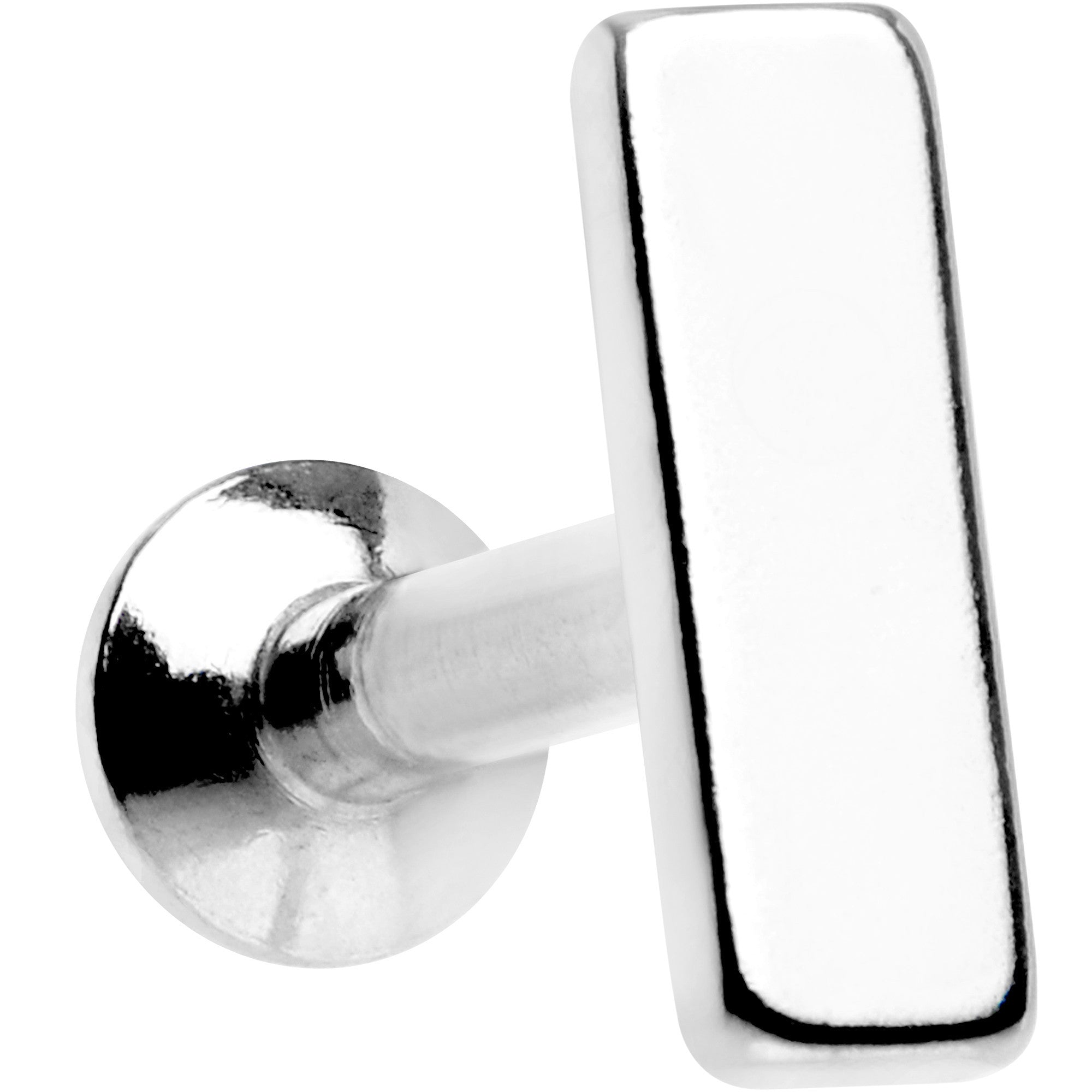 3/16 6mm Steel Rectangle Internal Thread Daith Cartilage Tragus