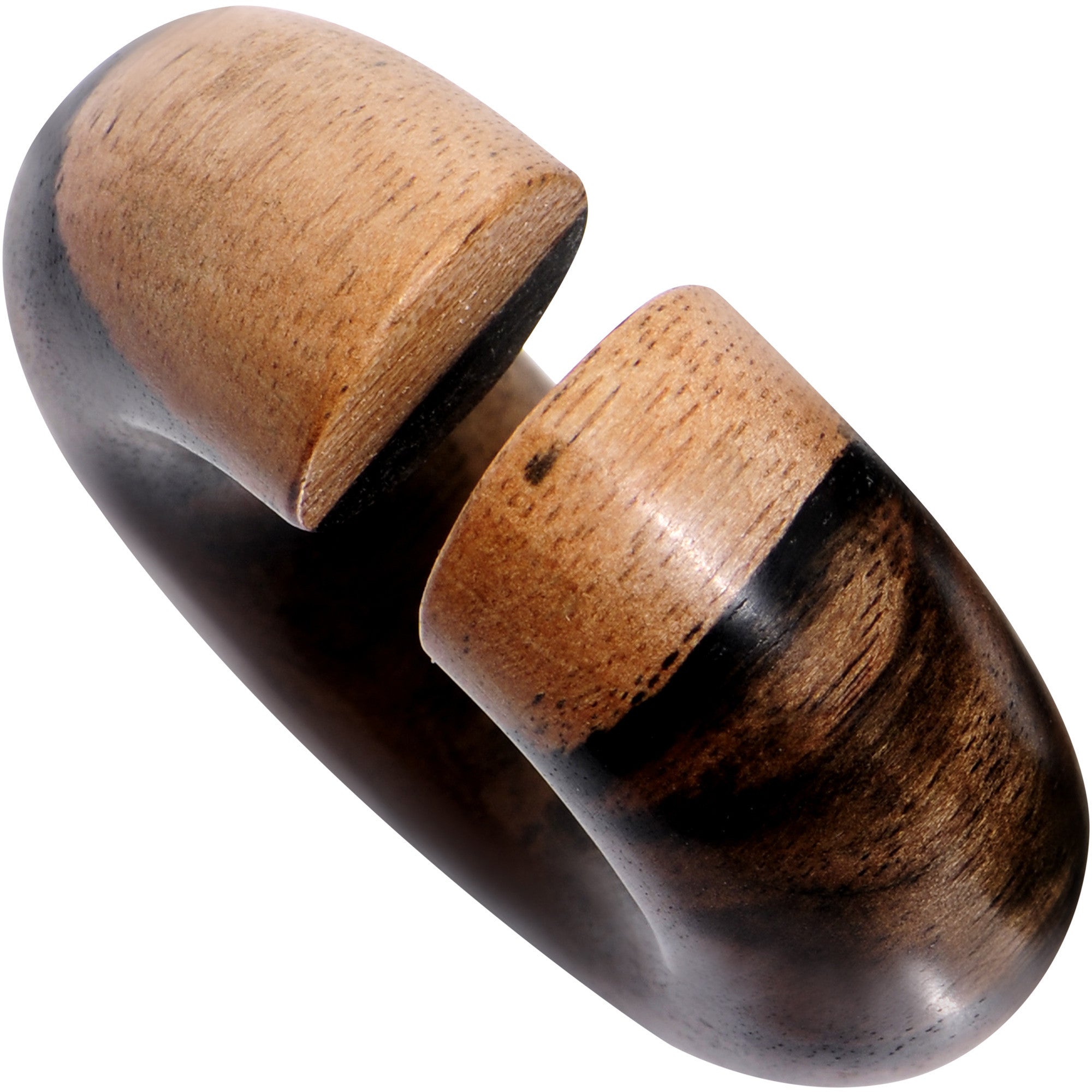 5/8 Organic Areng Wood Circular Plug Set