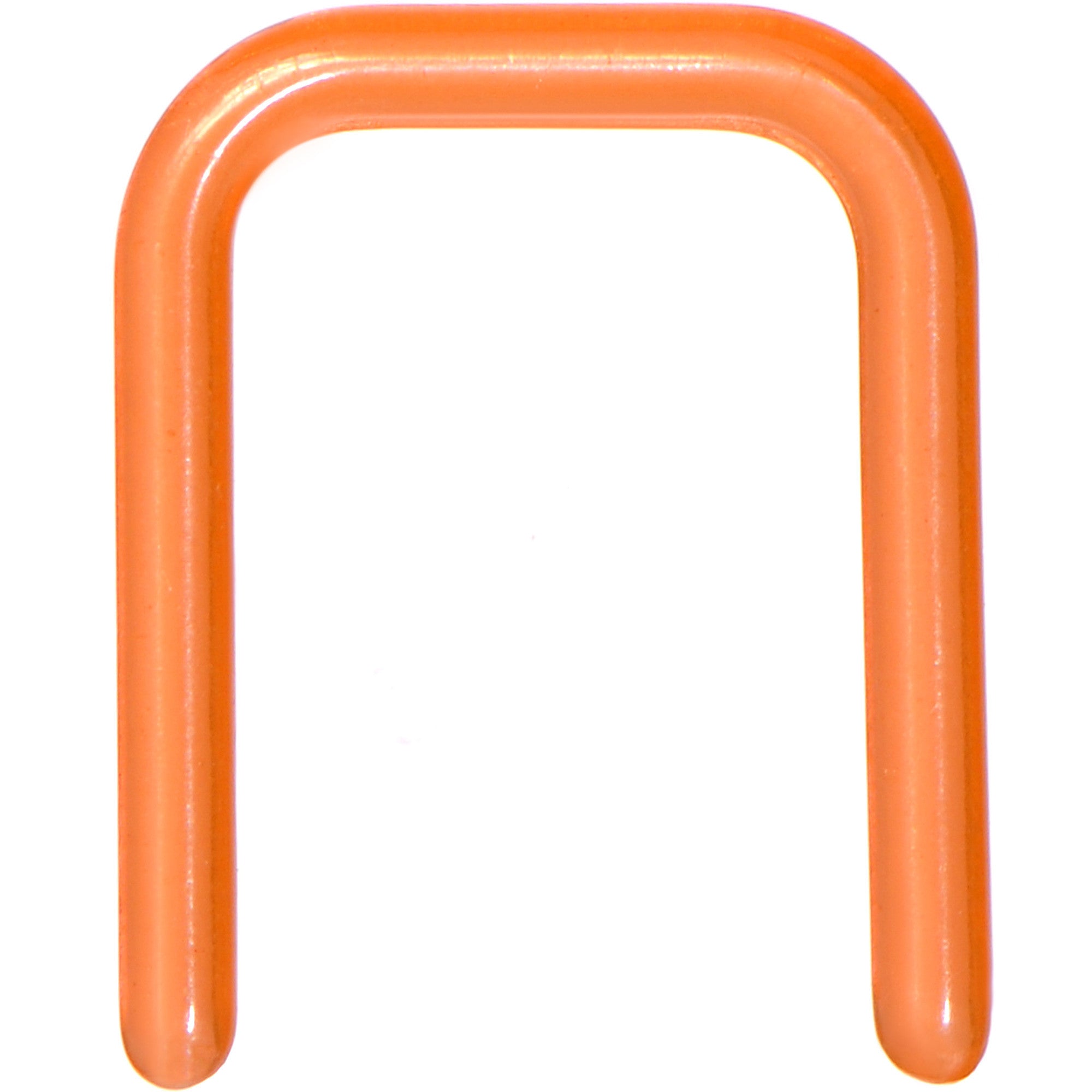 16 Gauge 7/16 Orange Flexible Bioplast Square Septum Retainer